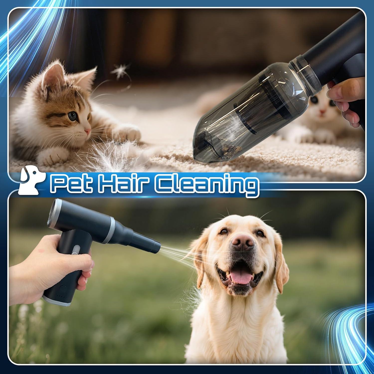 Soplador y Aspiradora 4-en-1 Haën Babos 150,000RPM Recargable