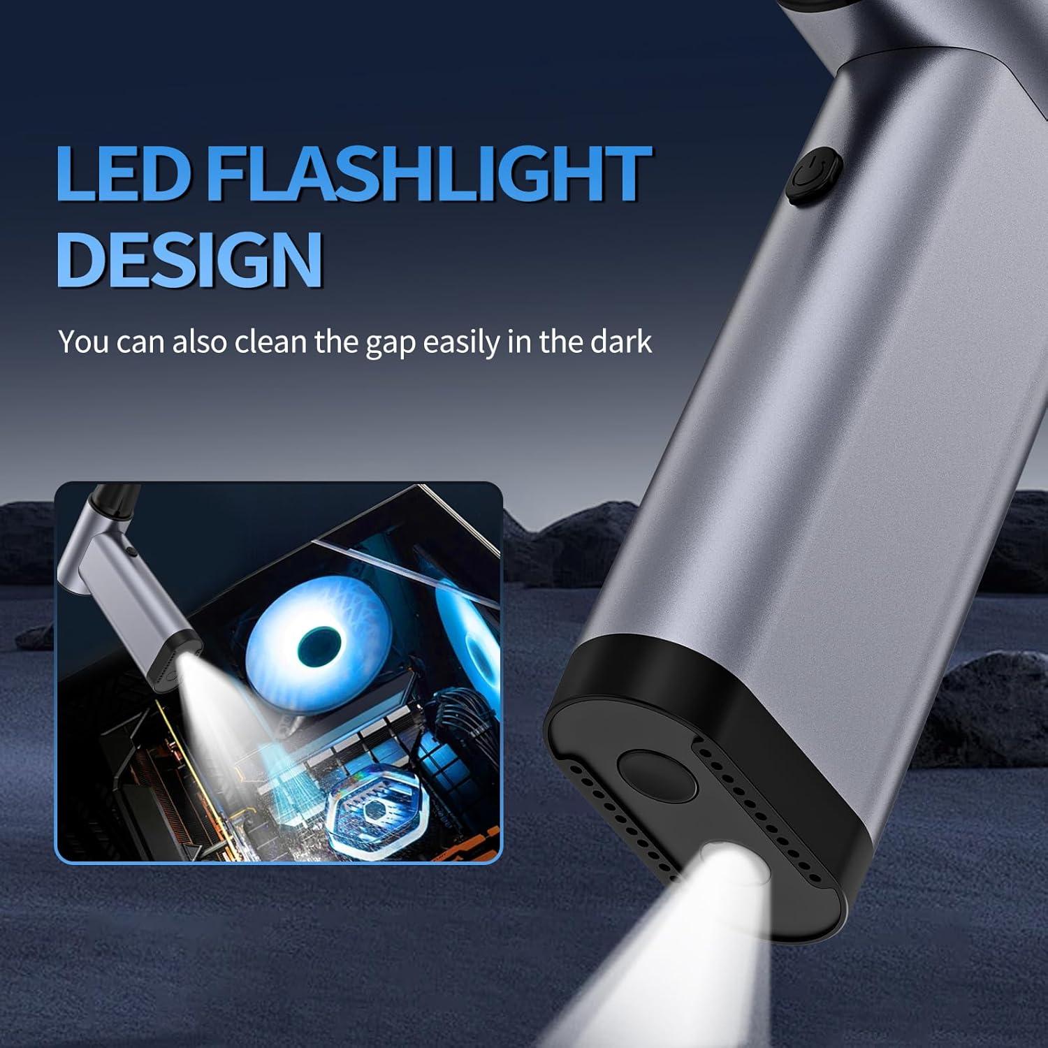 Soplador de aire comprimido iRonthunder 180000RPM recargable