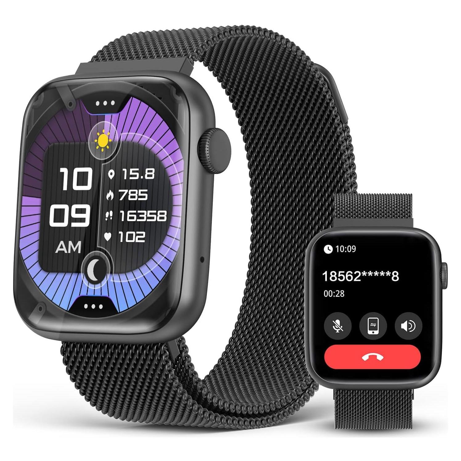 Reloj Inteligente EarlySincere 1.9" AMOLED Monitoreo Salud