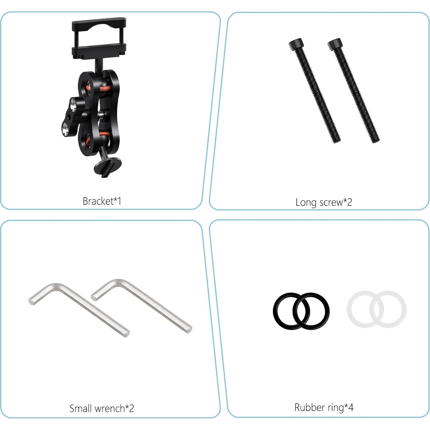 Soporte para cámara de tablero Aluminio Rove-4k R2-4k Ajustable
