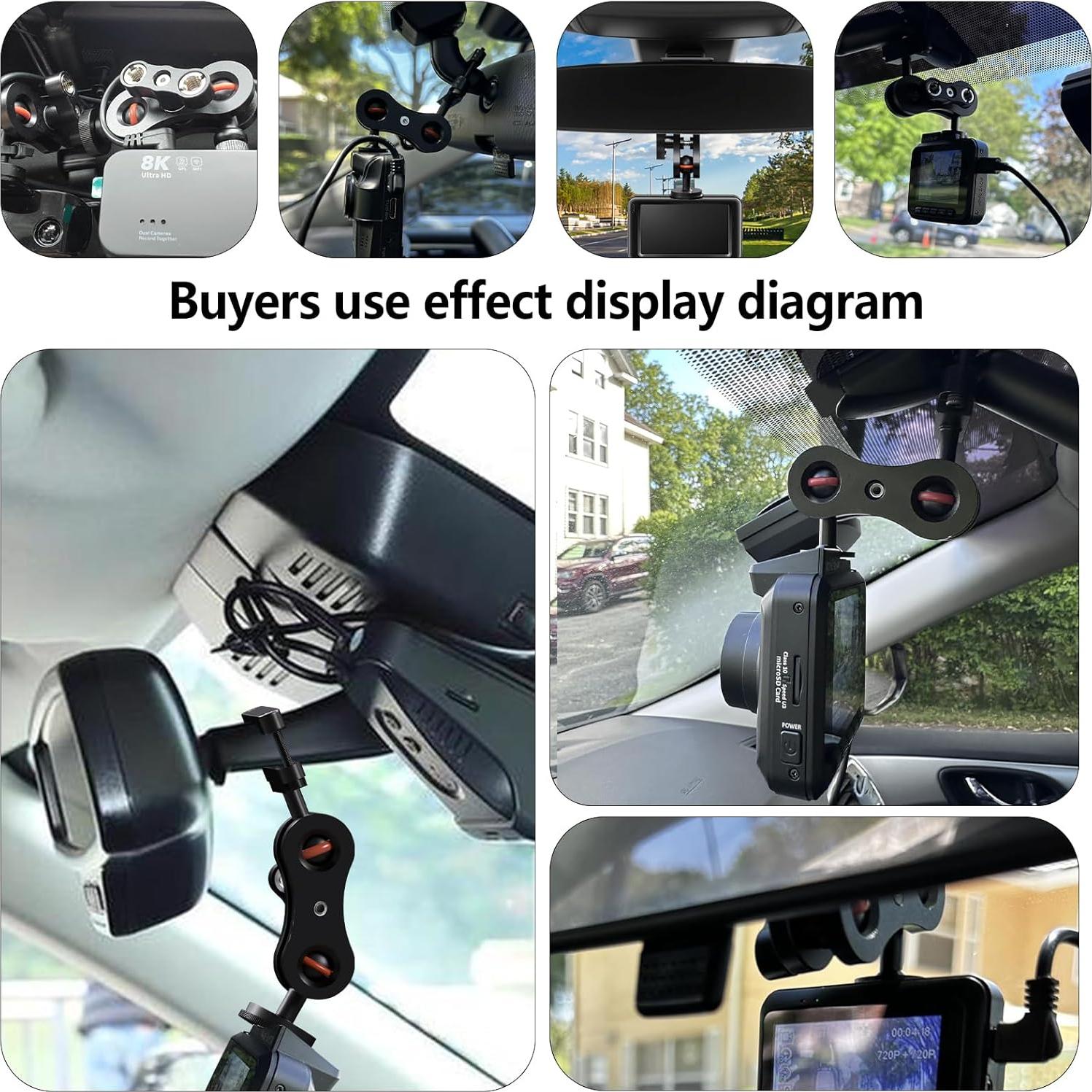 Soporte para cámara de tablero Aluminio Rove-4k R2-4k Ajustable