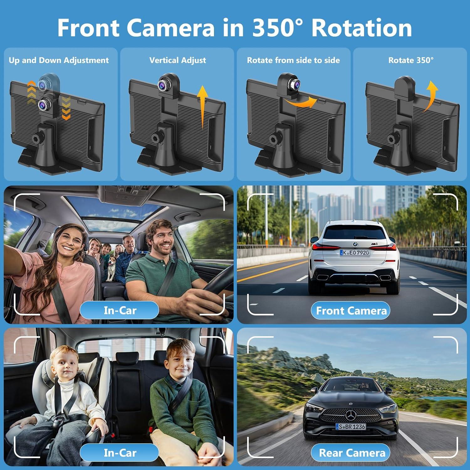 Pantalla Portátil Carplay Android Auto Carpuride W905 9"