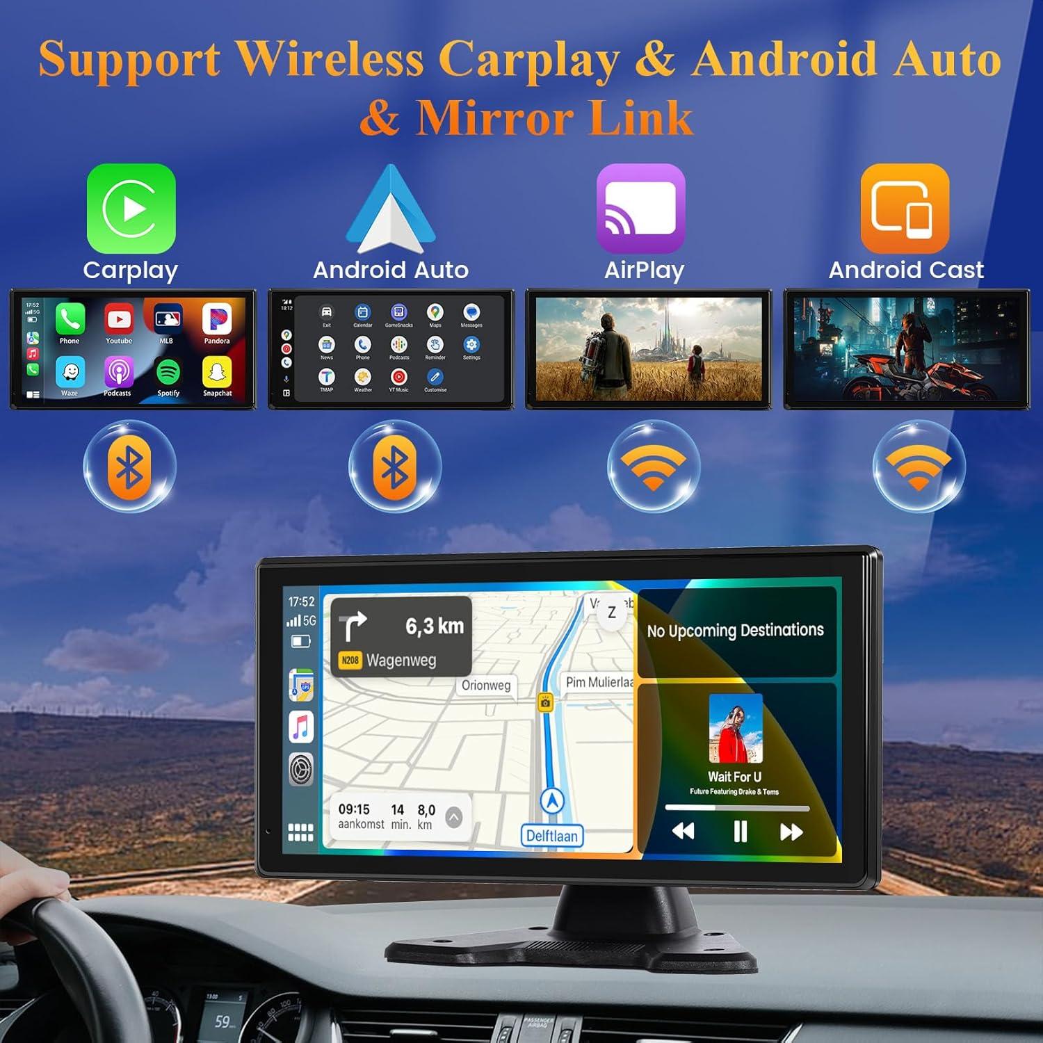 Sistema de Cámara de Respaldo 4K Inefala con 4 Cámaras AHD