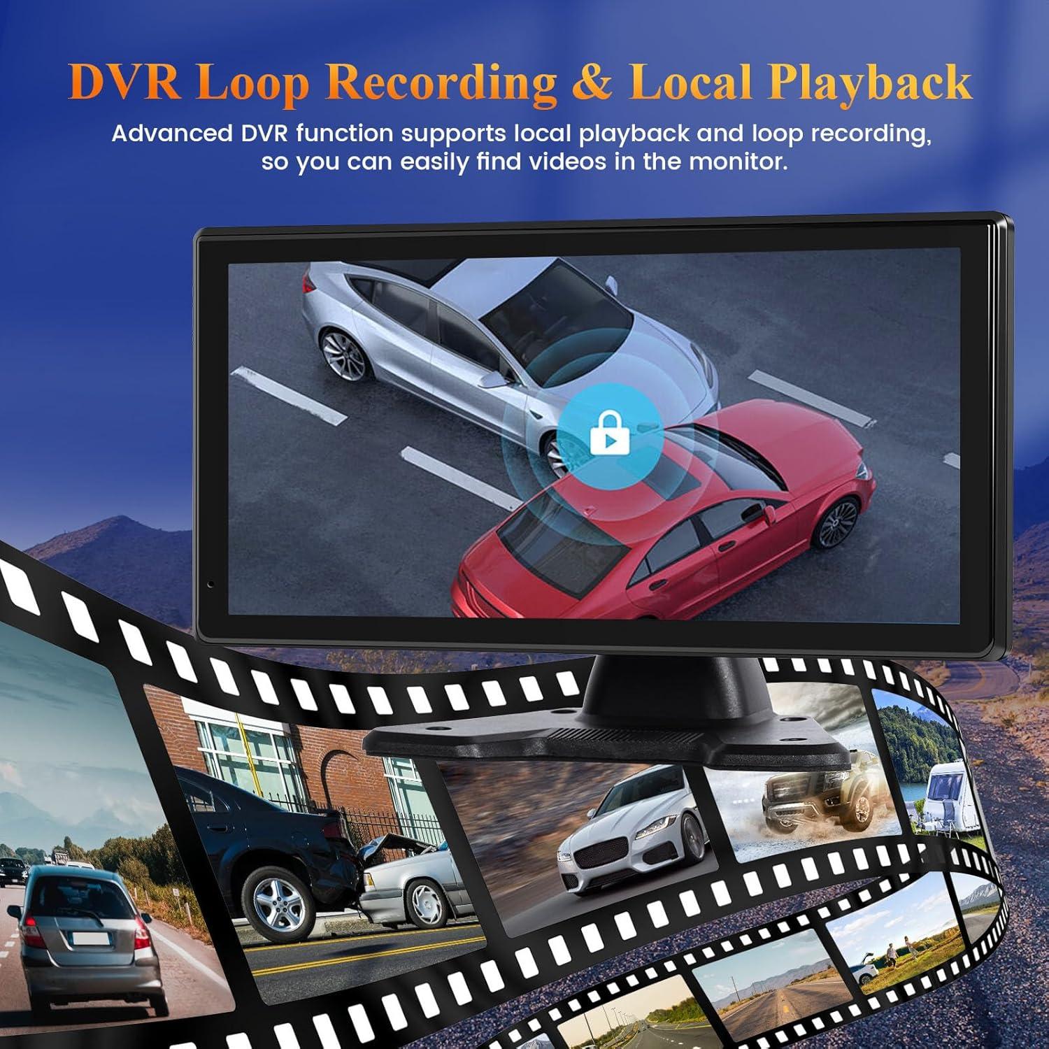 Sistema de Cámara de Respaldo 4K Inefala con 4 Cámaras AHD