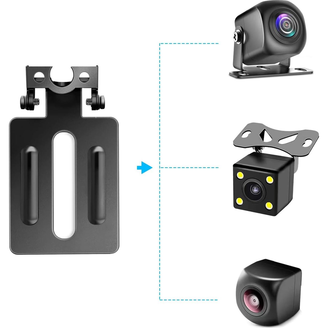 Soporte de Placa de Licencia Universal Pixelman para Cámara de Reversa