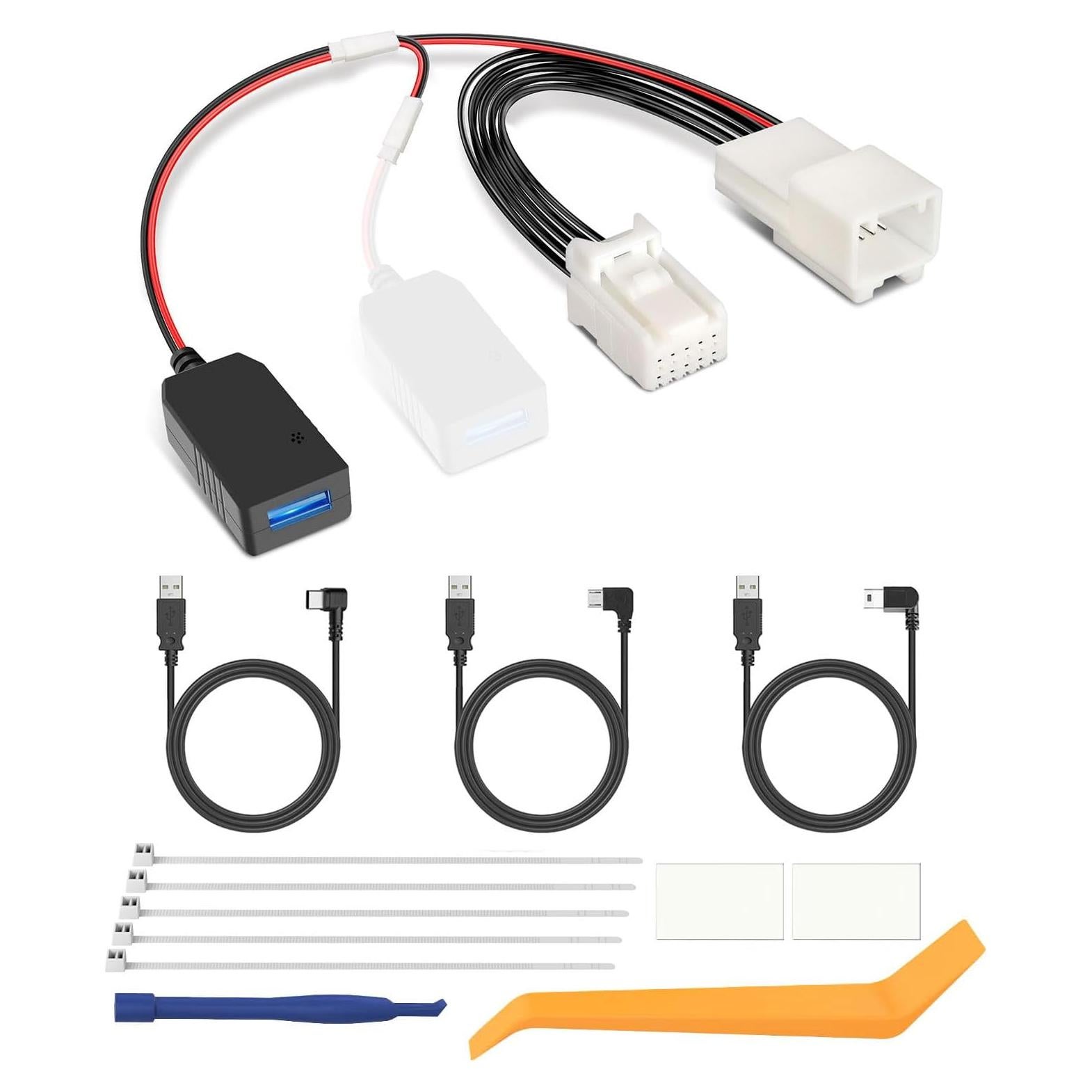 Adaptador de Alimentación DashCam YQMAJIM para Jeep y Dodge