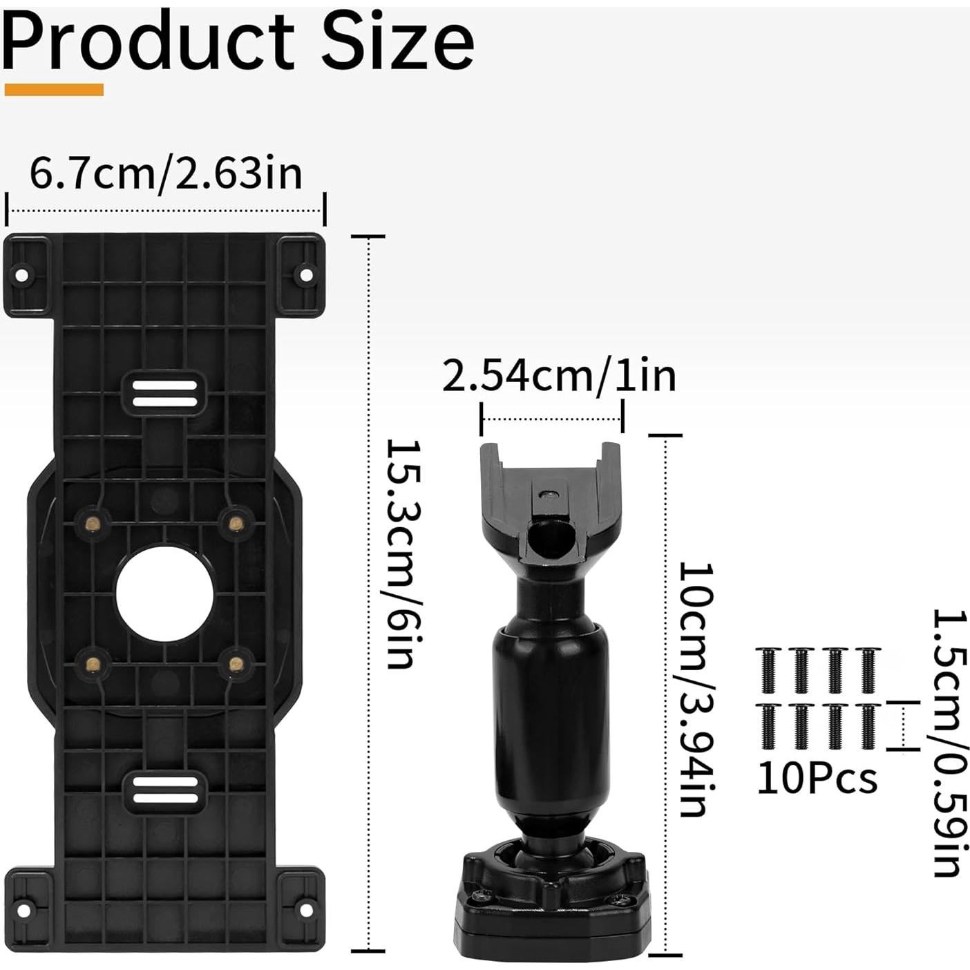 Soporte de Cámara de Salpicadero Genérico para Espejo Retrovisor