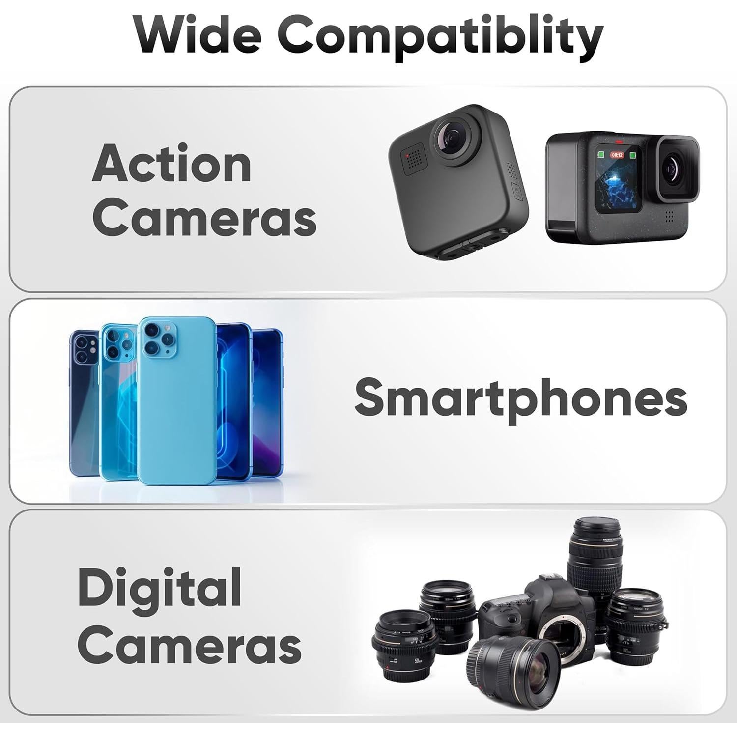 Soporte para coche Vlorix 5 en 1 con ventosas y palo de selfie