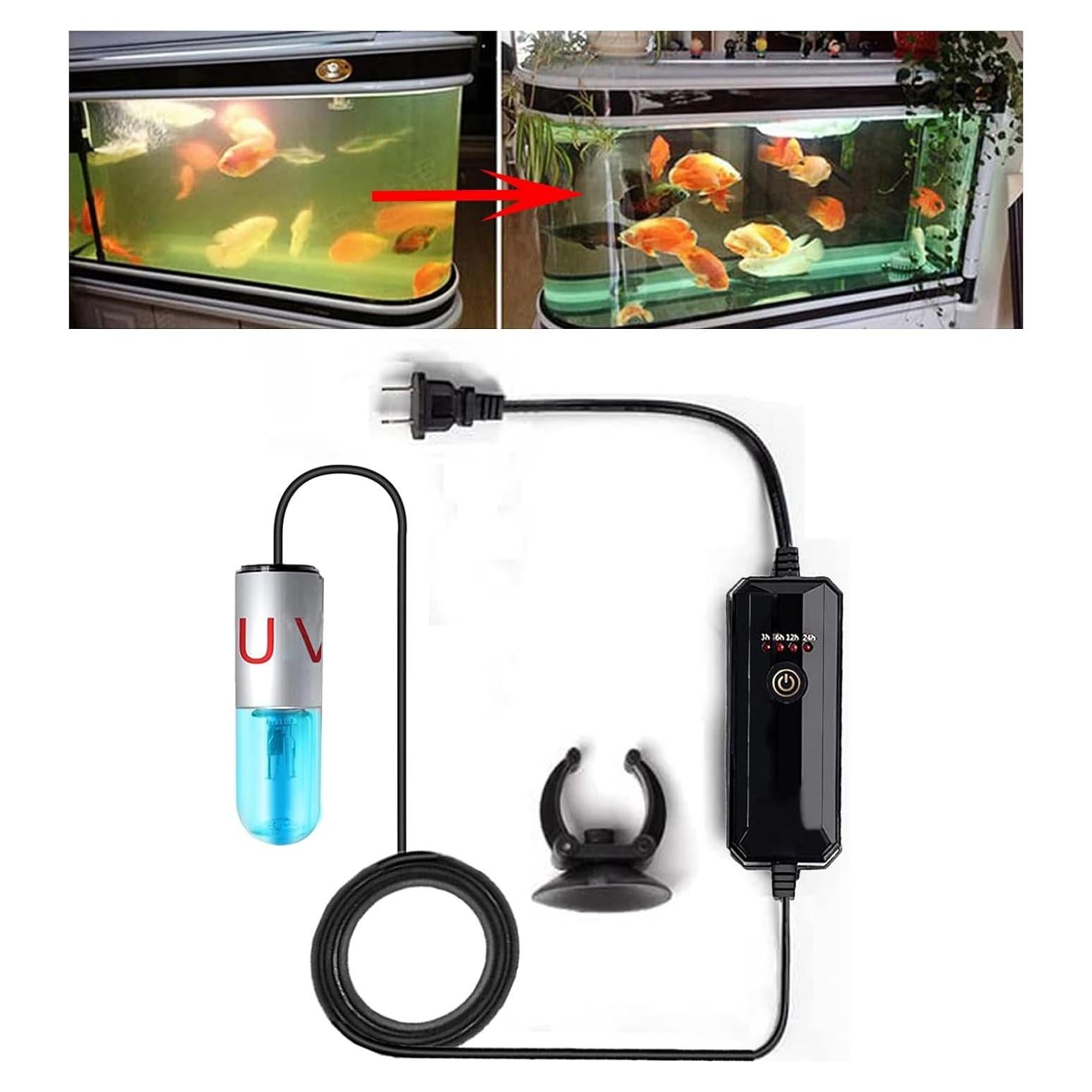 Luz UVC de limpieza de acuario JackSuper 3W con temporizador