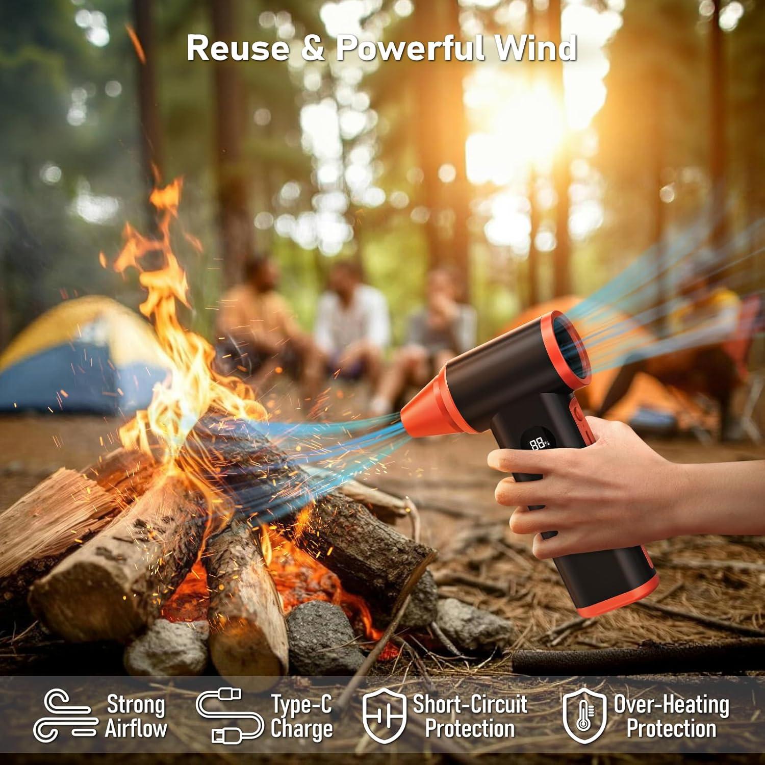 Soplador de Aire Comprimido Recargable Larkeey 130000RPM