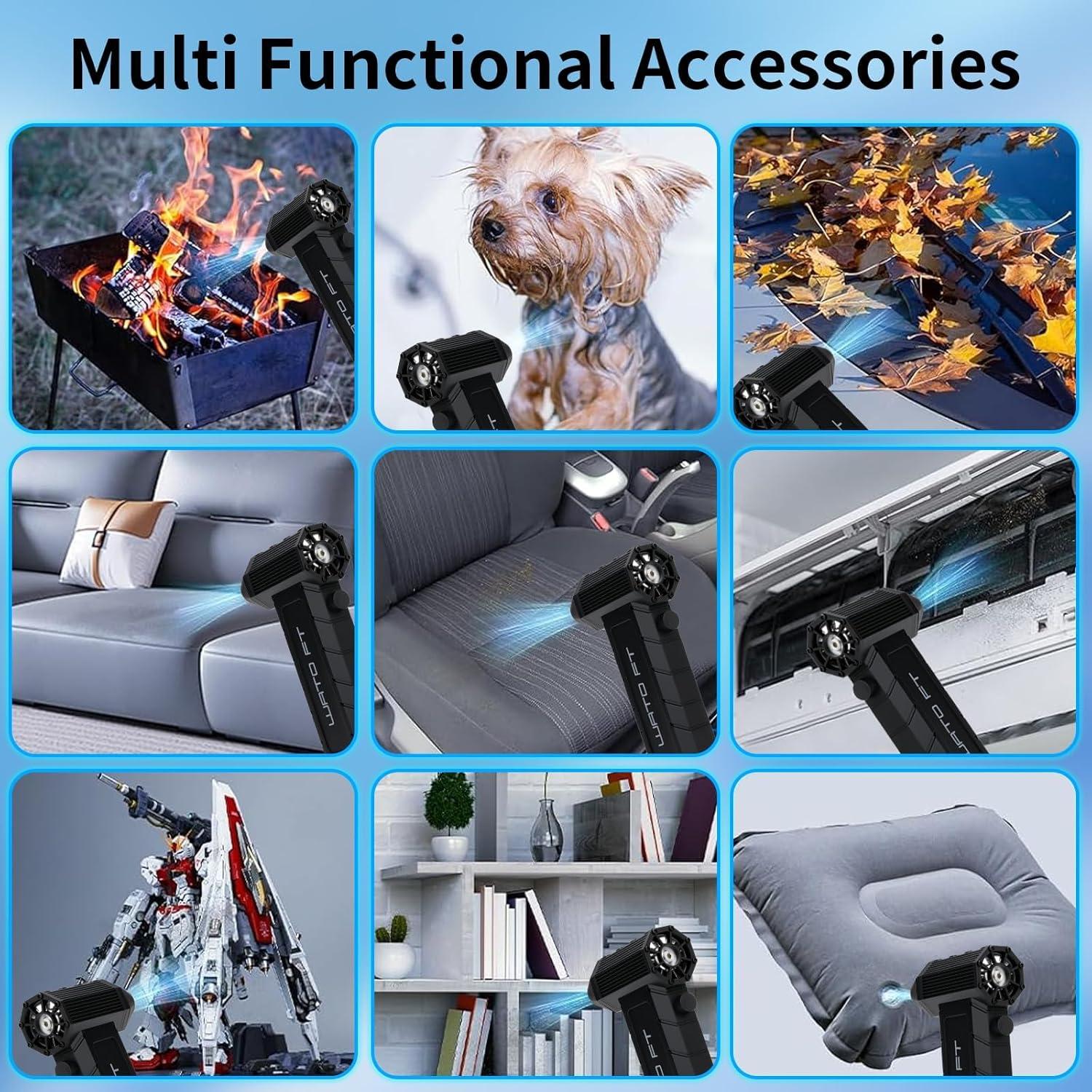 Soplador de Aire Eléctrico ZGWATO ZGW-713A 180000 RPM Recargable