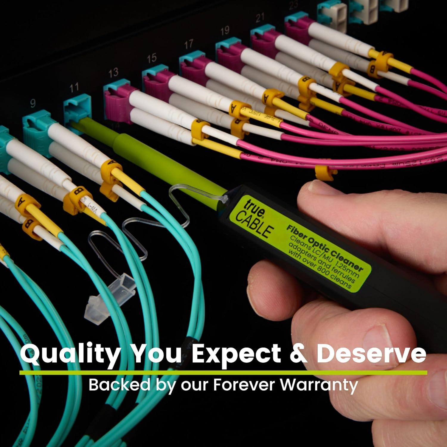 Limpiador de Punta de Fibra Óptica trueCABLE LC/MU 800 Limpiezas