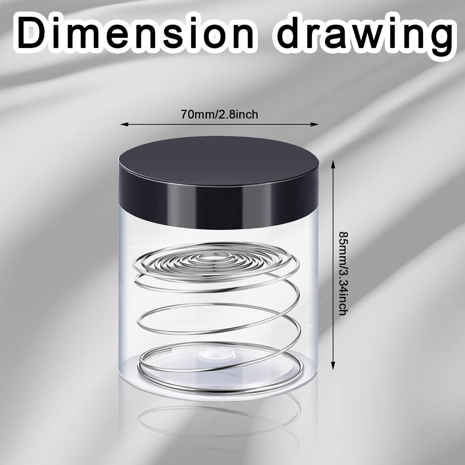Limpiador de Pinceles Honeydak 2 Pcs con Bobina de Aluminio