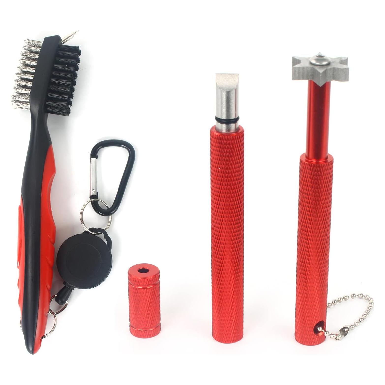 Kit de Afilador y Cepillo Limpiador de Palos de Golf VIPMOON