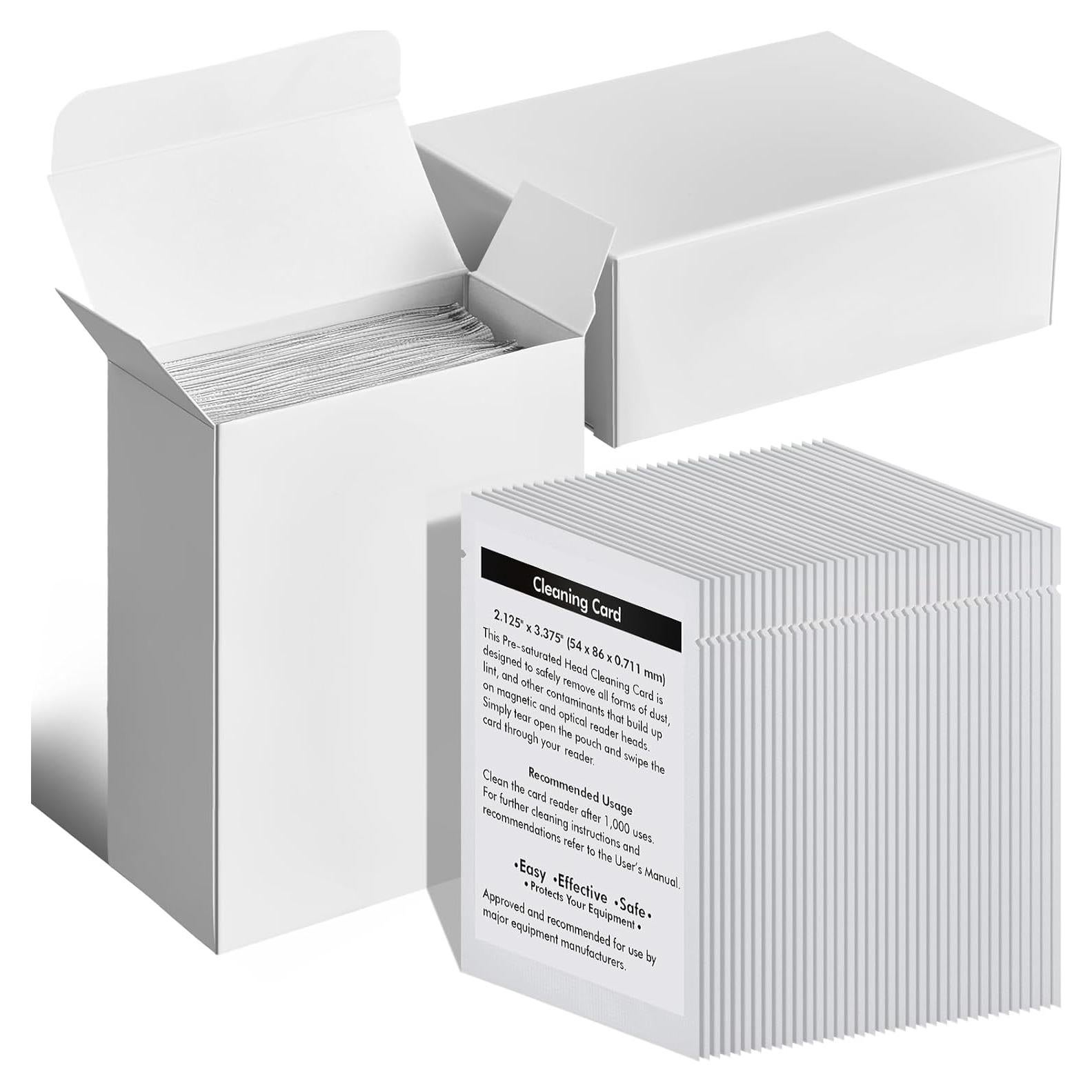 Tarjetas de Limpieza Sliner 60 Pcs para Lectores de Tarjetas