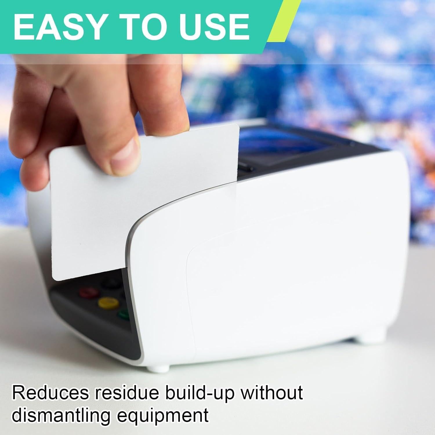 Tarjetas de Limpieza Sliner 60 Pcs para Lectores de Tarjetas