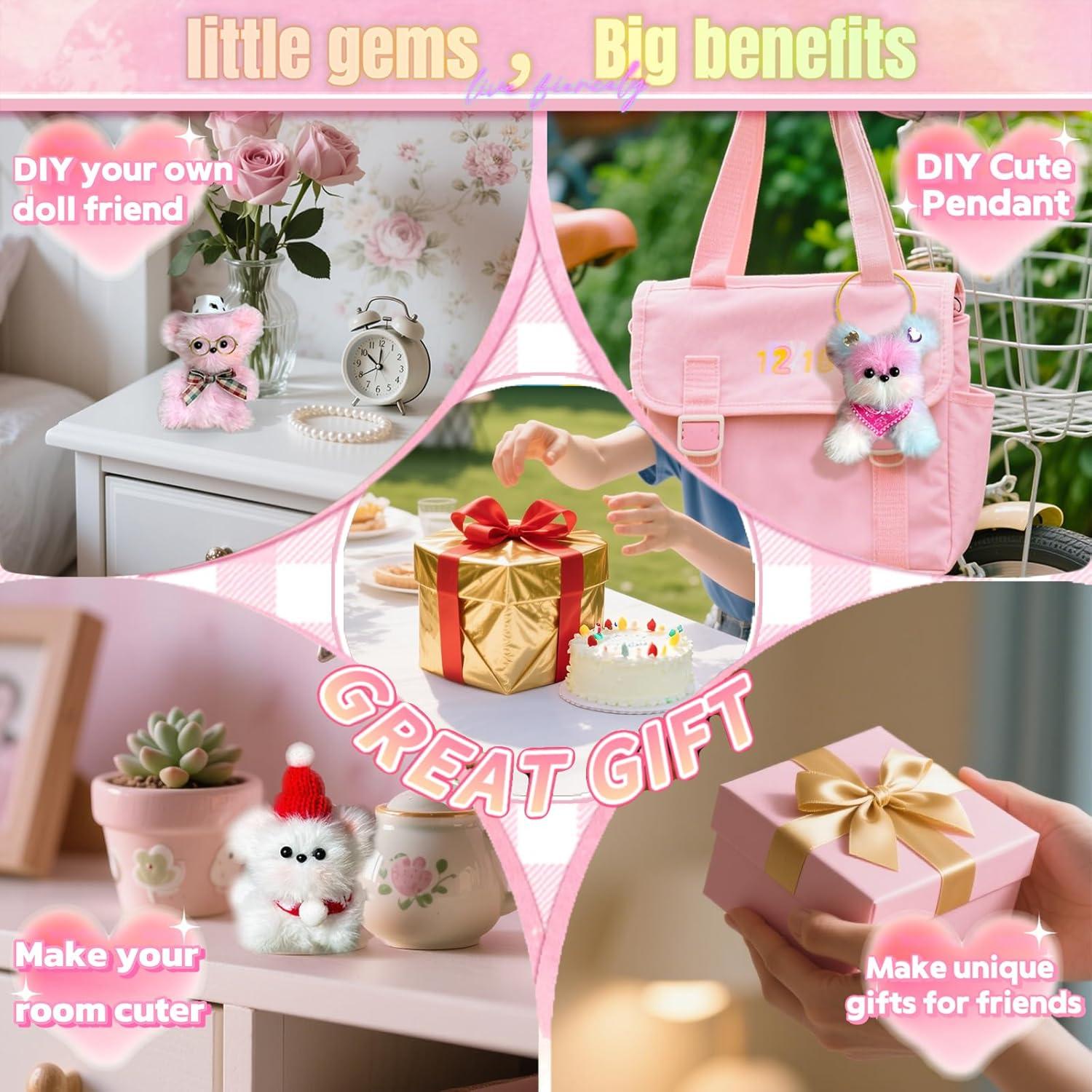 Kit de Manualidades 124 Piezas HitsX Limpiapipas 99 cm