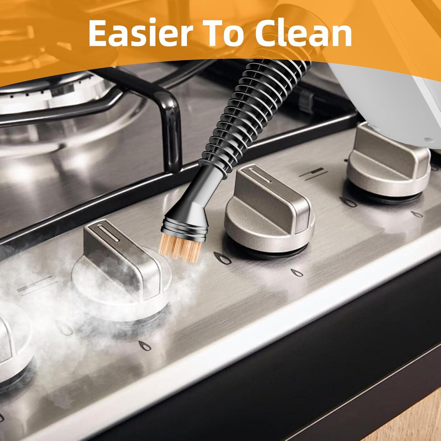 Limpiador de Vapor Portátil Spurgehom 1350W 550ml 11 Accesorios