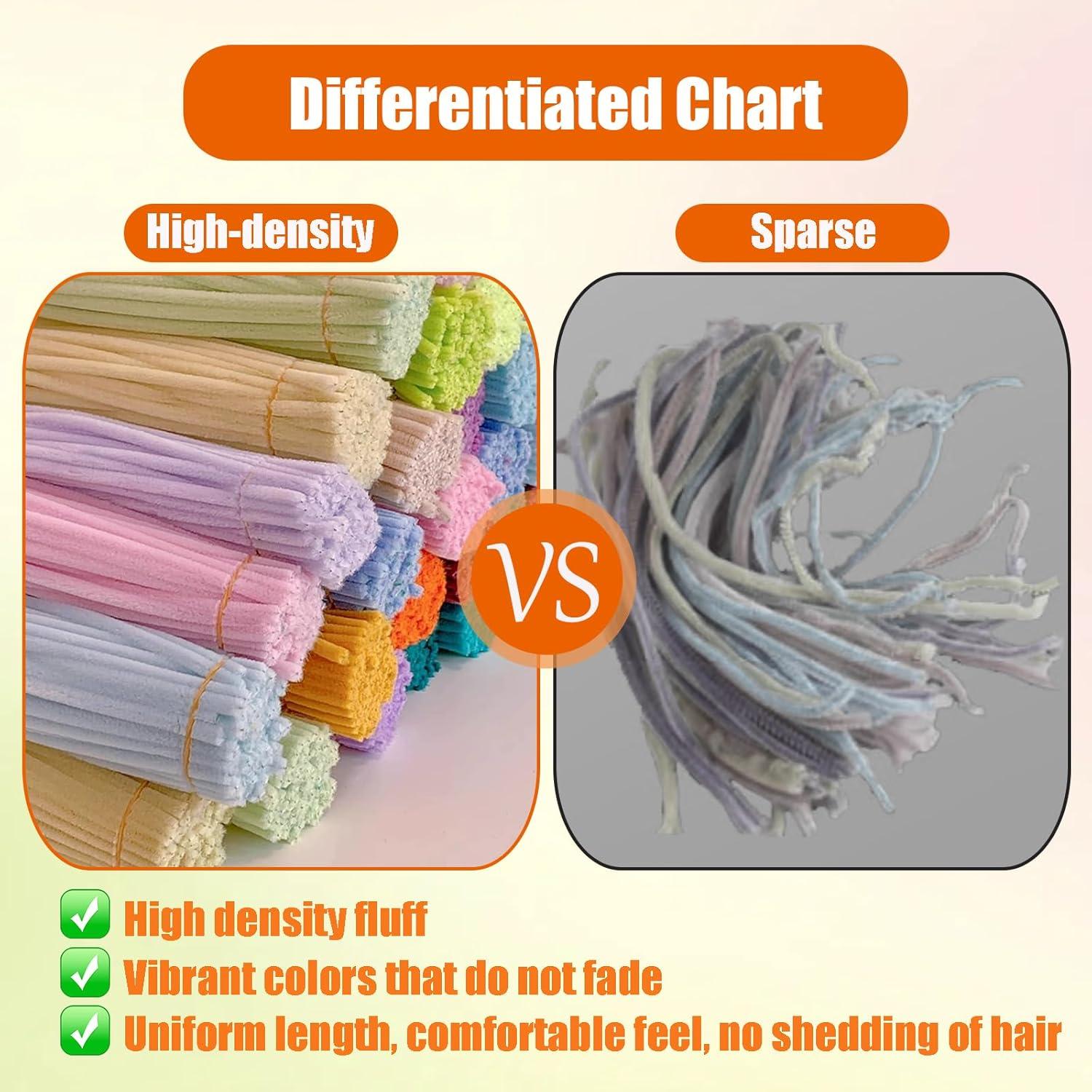 Juego de 400 Limpiapipas Girasol LansinLife para Manualidades