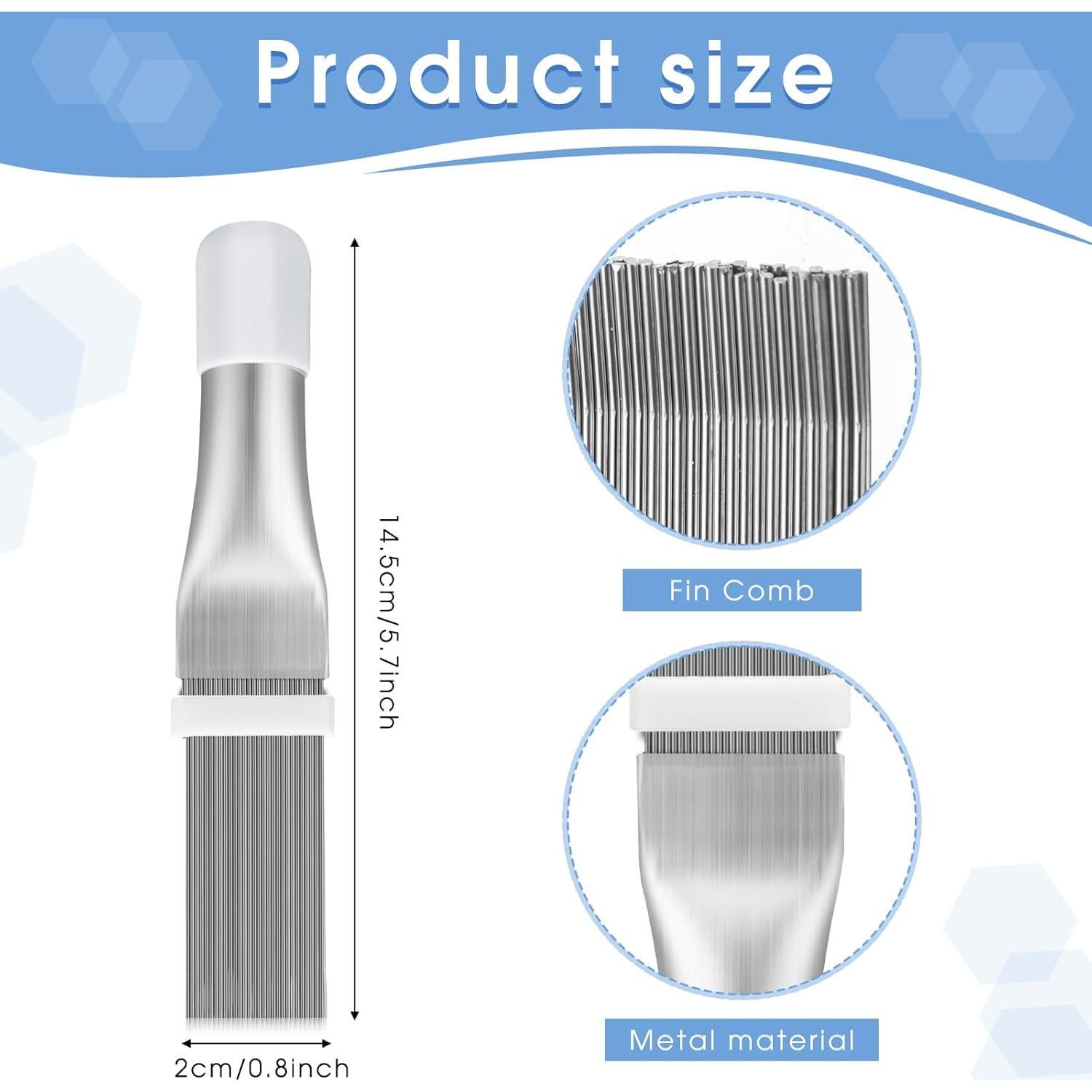 Kit de Limpieza de Aletas de Aire Acondicionado Boao - 3 Piezas