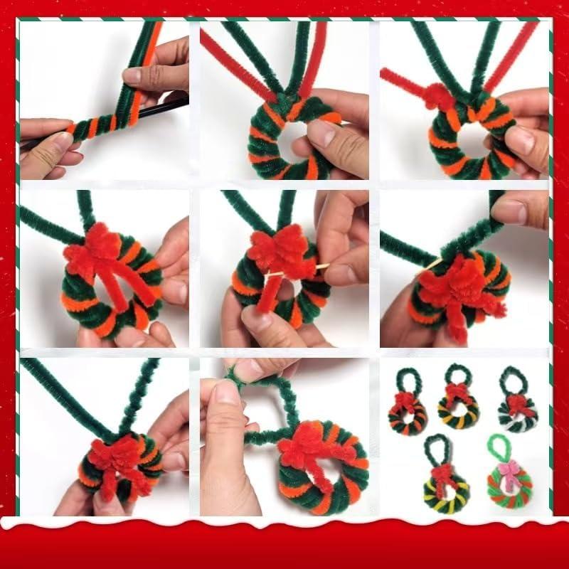 200 Limpiapipas Multicolores para Manualidades DIY 30 cm