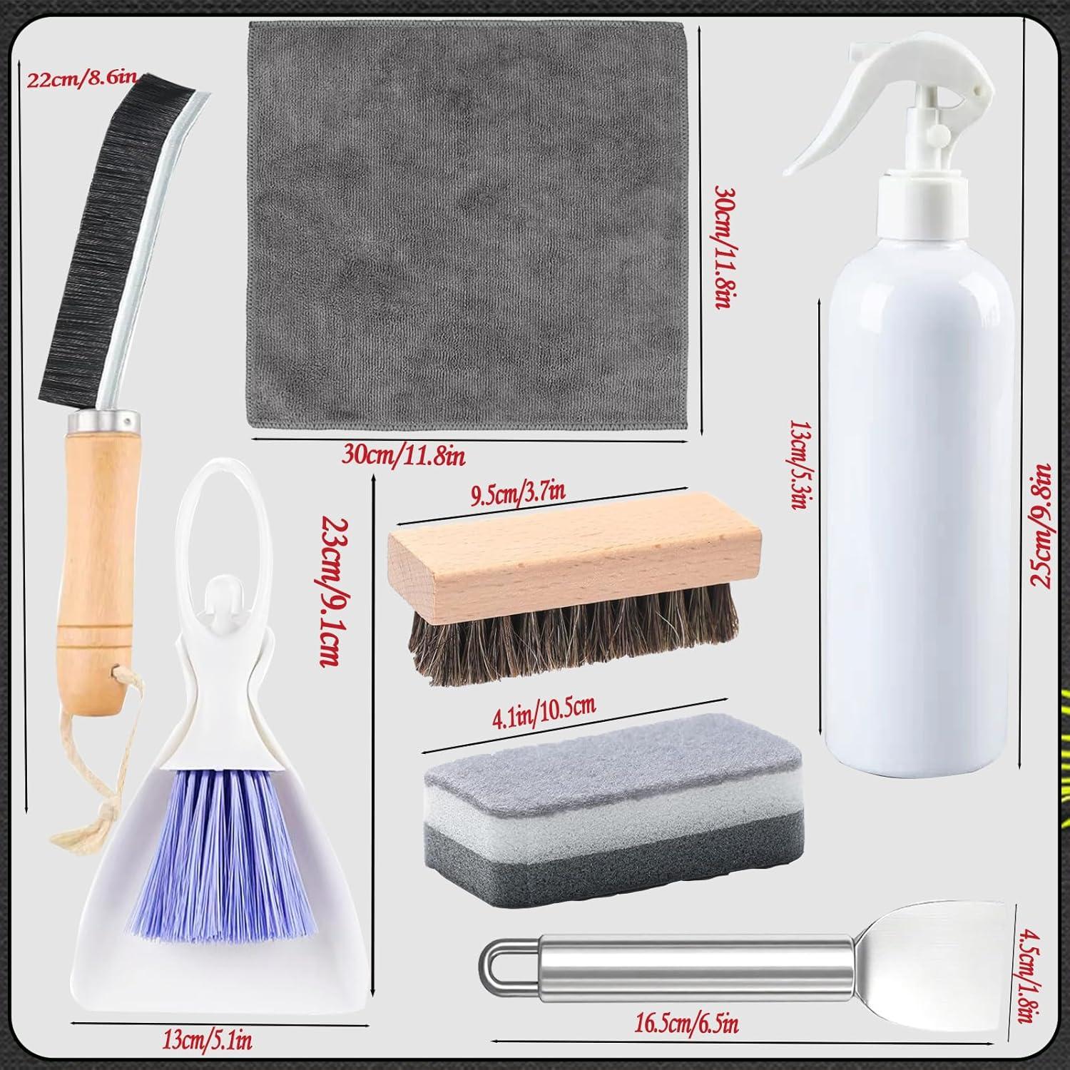 Kit de limpieza de lápidas 8 piezas Delllala - Incluye cepillos y guantes