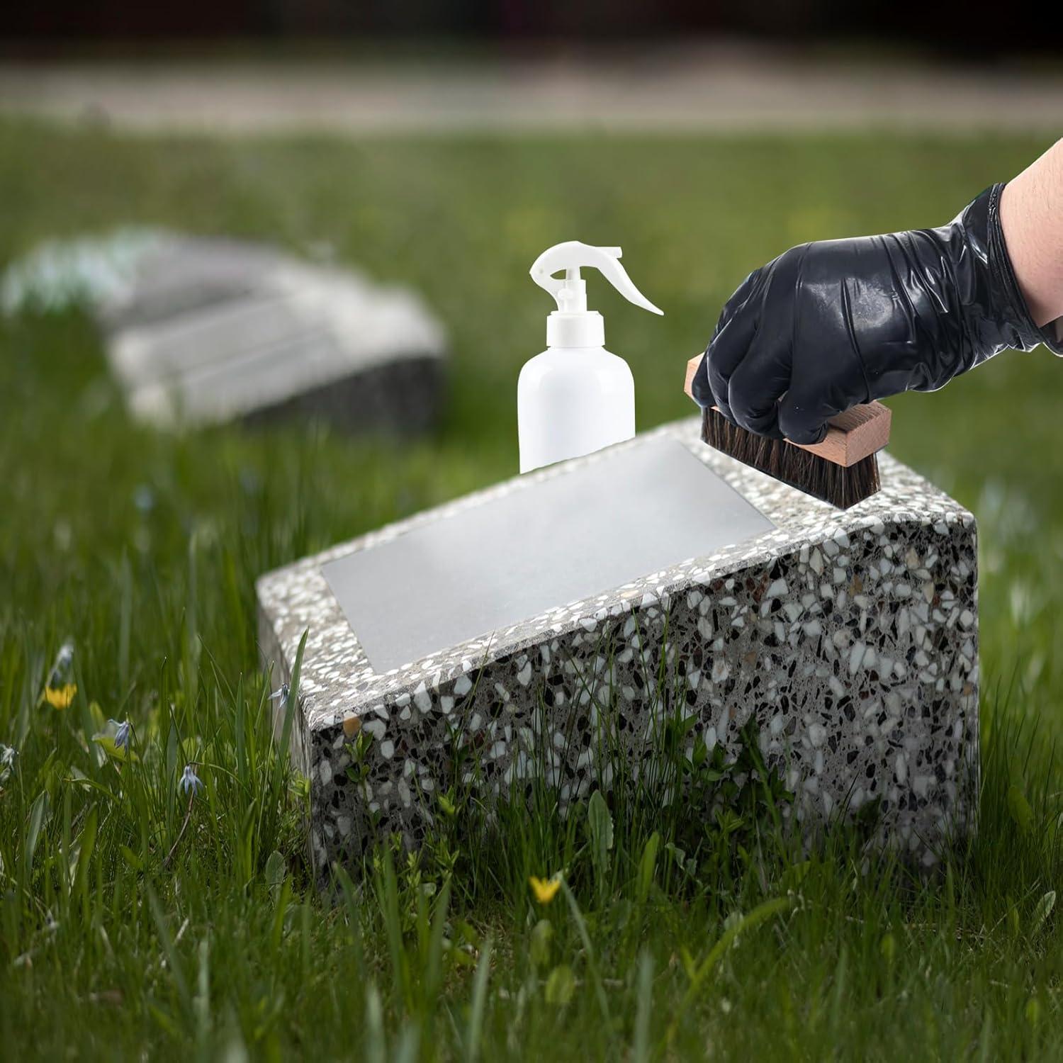 Kit de limpieza de lápidas 8 piezas Delllala - Incluye cepillos y guantes