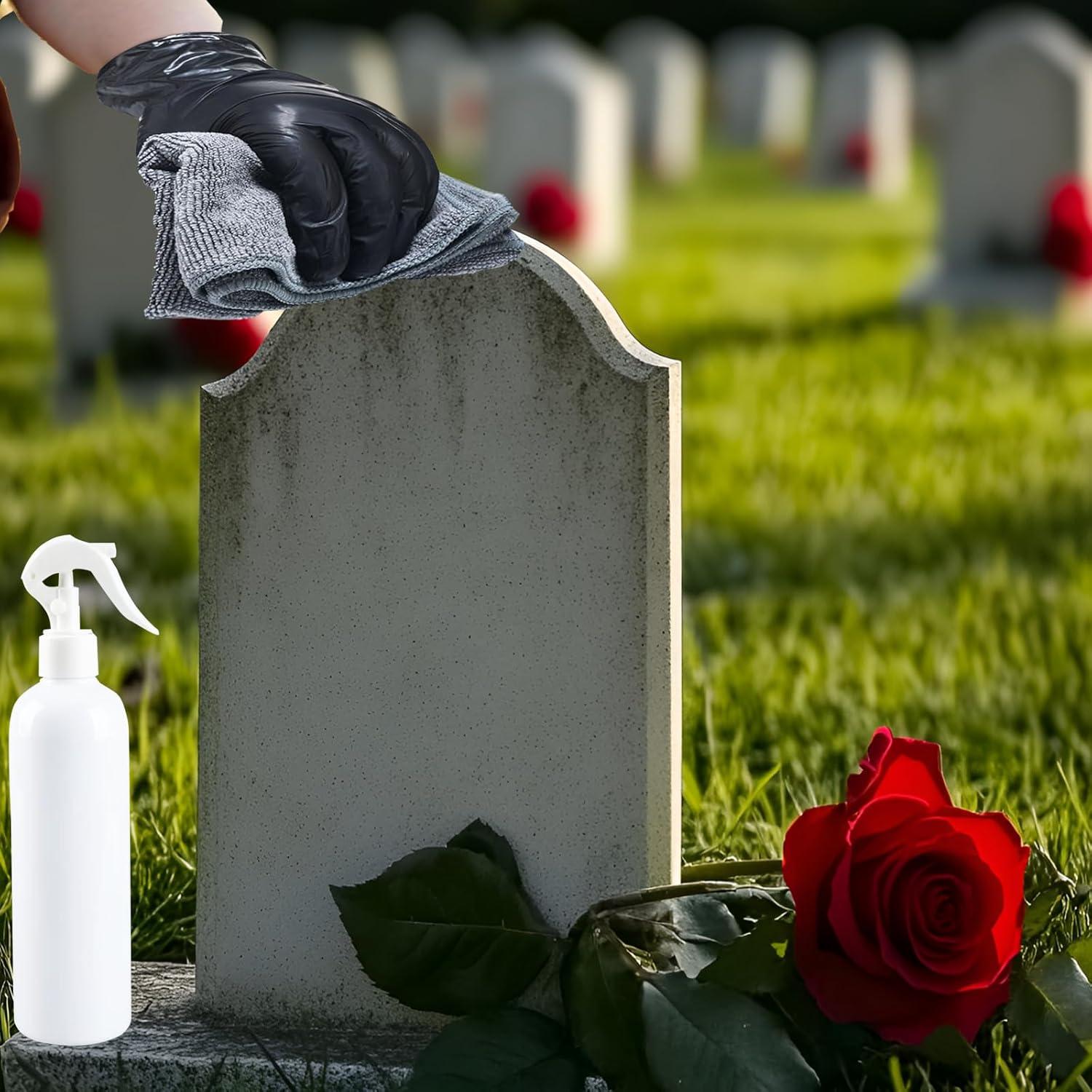 Kit de limpieza de lápidas 8 piezas Delllala - Incluye cepillos y guantes