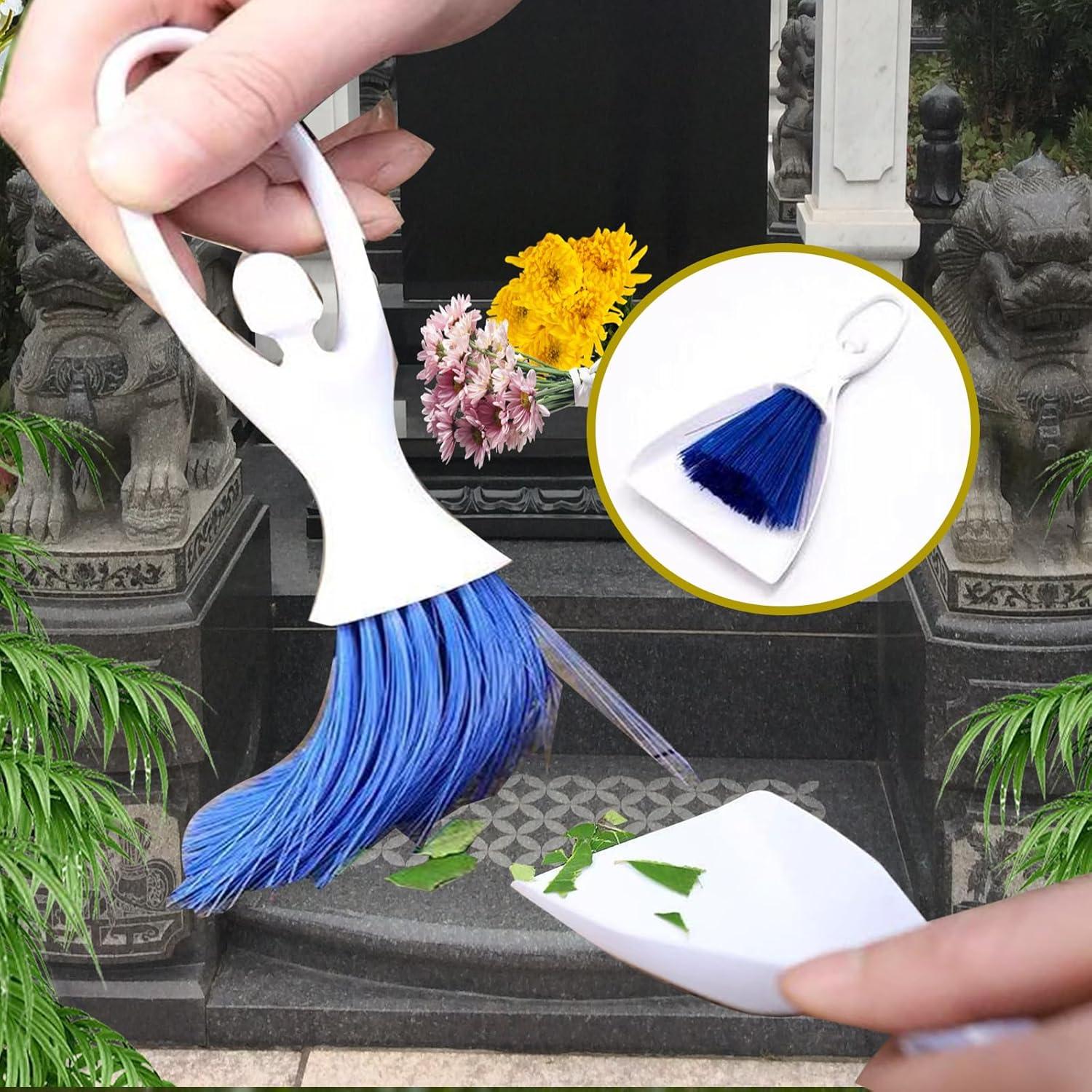 Kit de limpieza de lápidas 8 piezas Delllala - Incluye cepillos y guantes