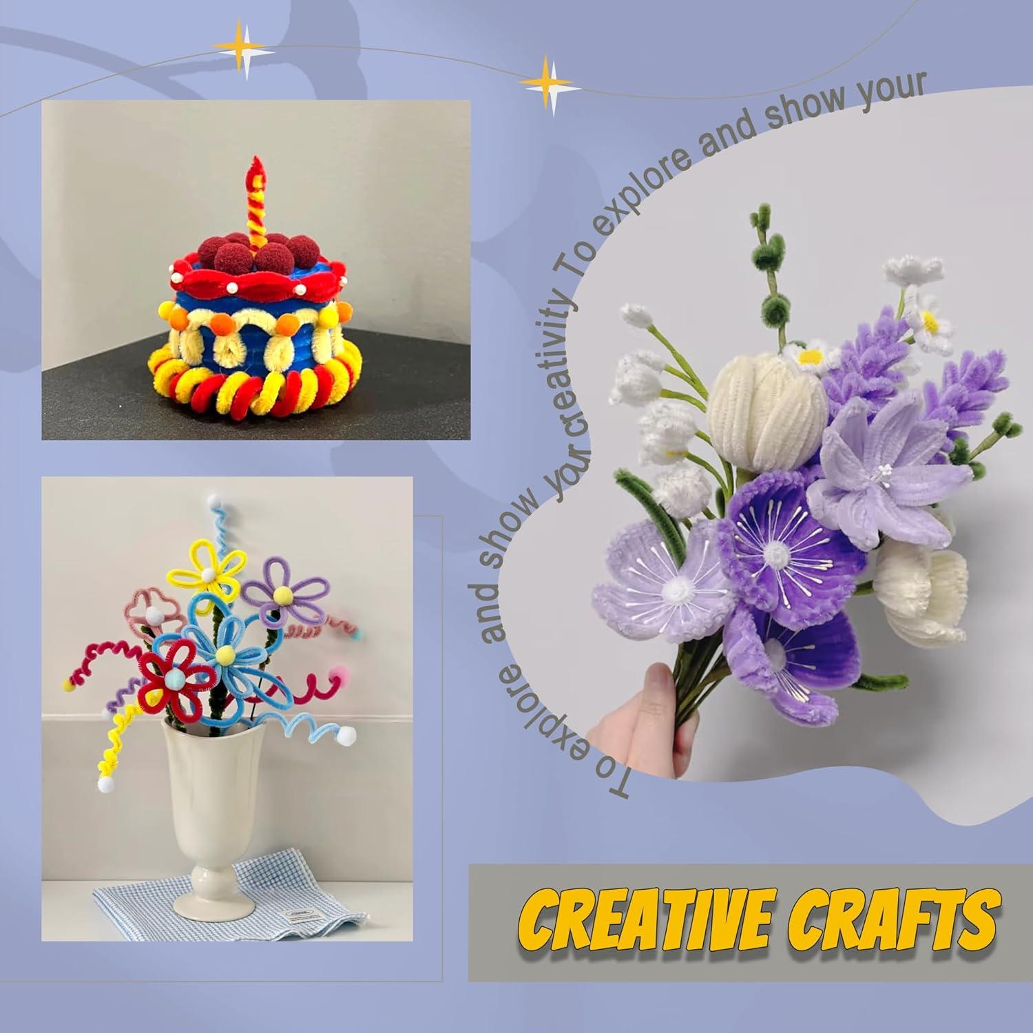 Conjunto de 1100 Limpiapipas Kocopi + 100 Ojos Autoadhesivos