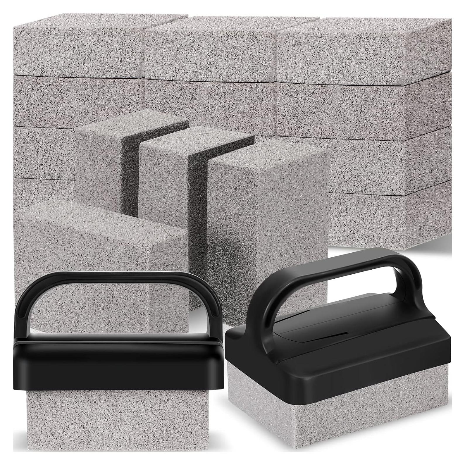 Kacctyen 16 Piezas Piedras Pumice con Mangos para Limpieza