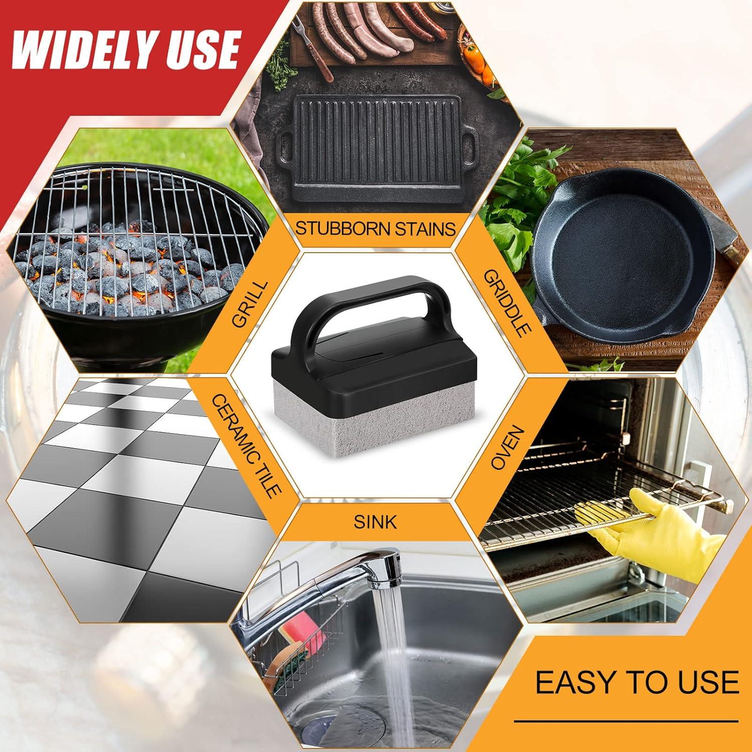 Kacctyen 16 Piezas Piedras Pumice con Mangos para Limpieza