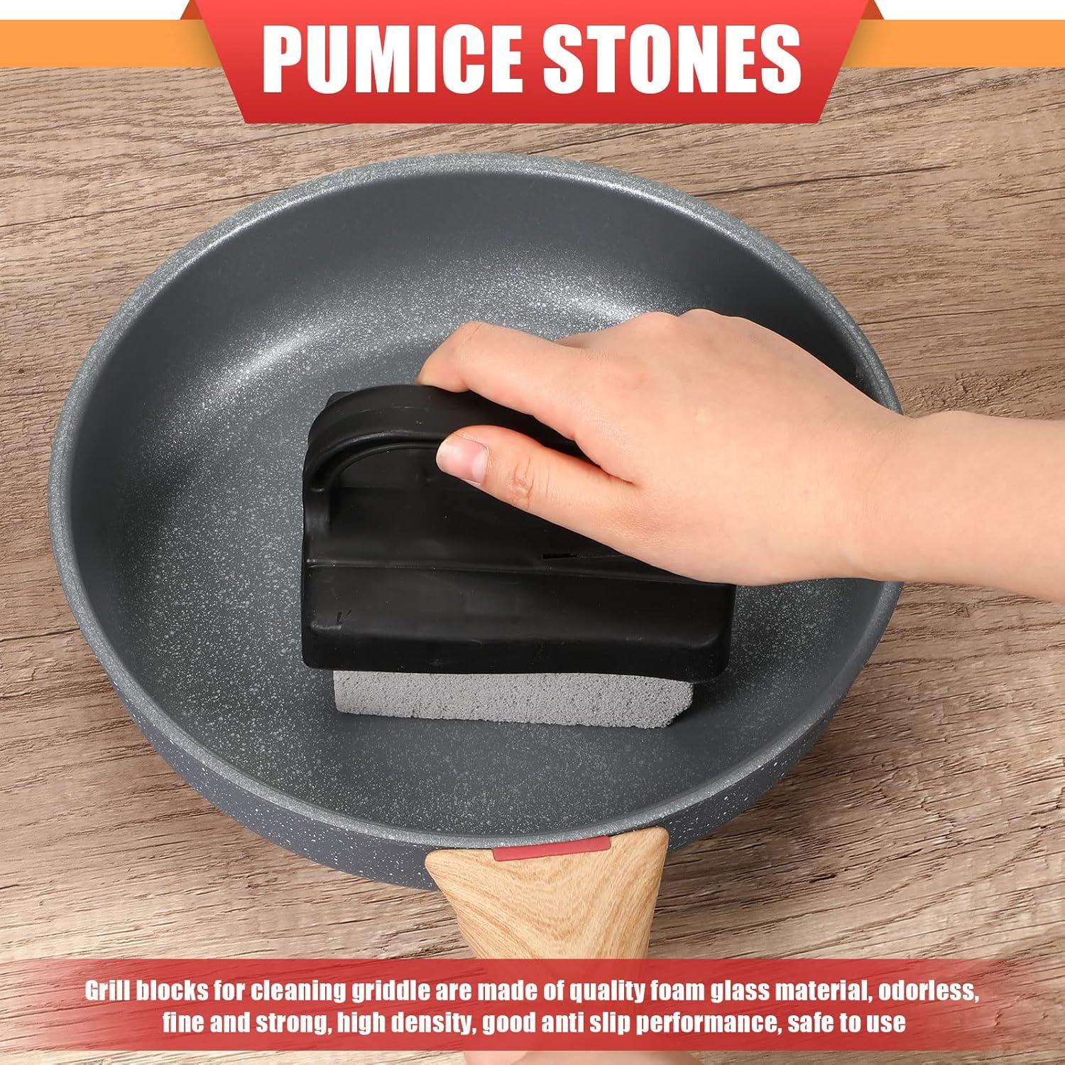 Kacctyen 16 Piezas Piedras Pumice con Mangos para Limpieza