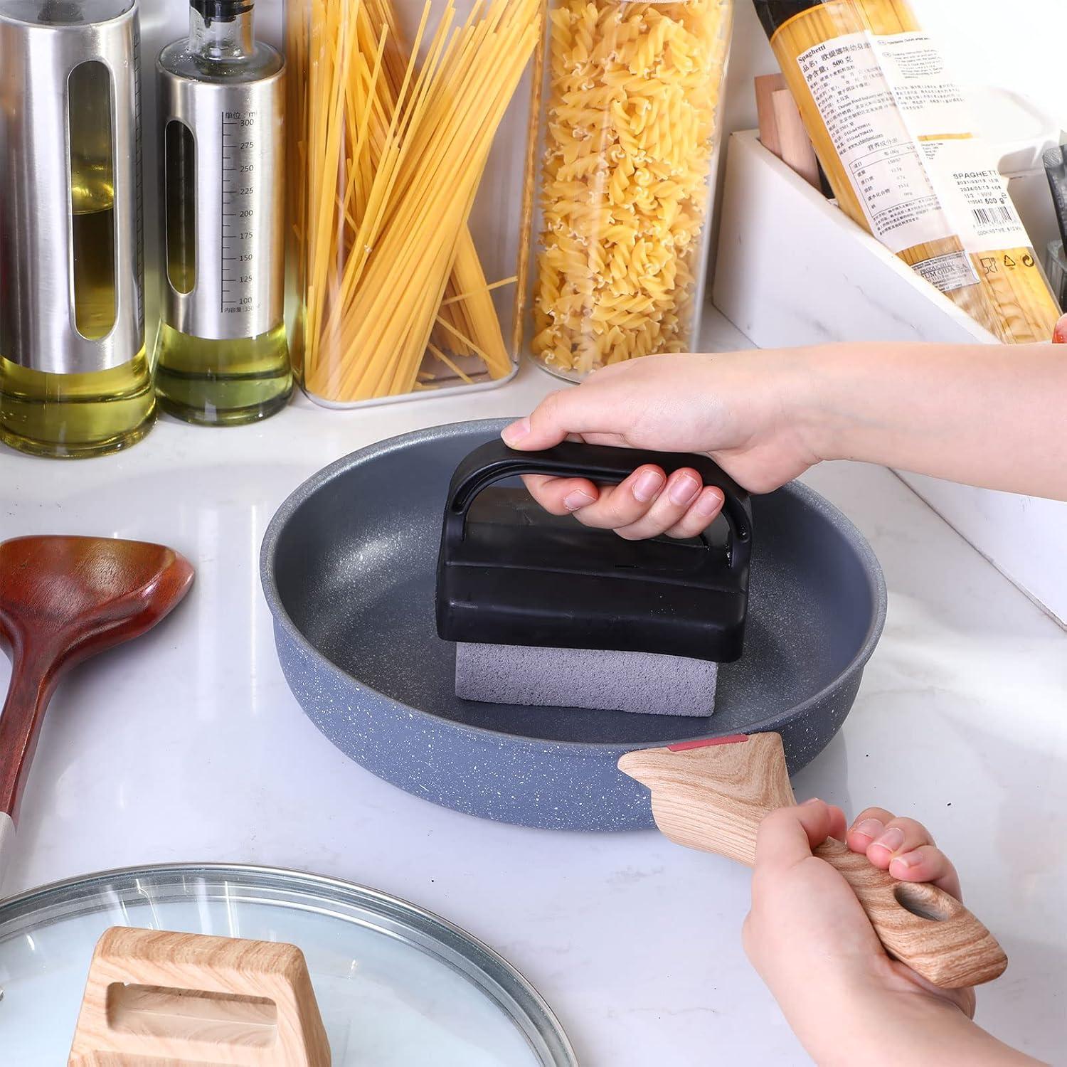 Kacctyen 16 Piezas Piedras Pumice con Mangos para Limpieza