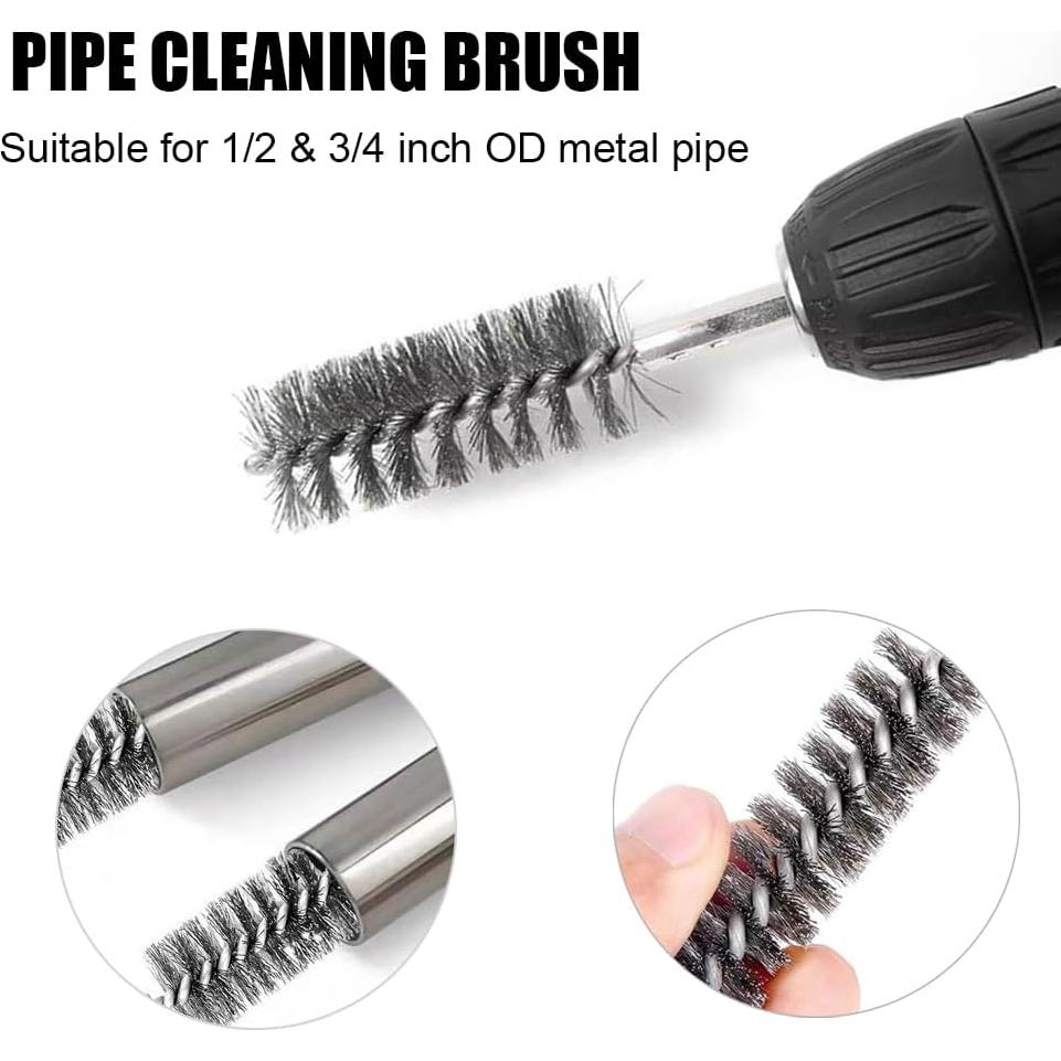 Juego de limpiadores de tuberías de cobre Tutuone 1/2 y 3/4"