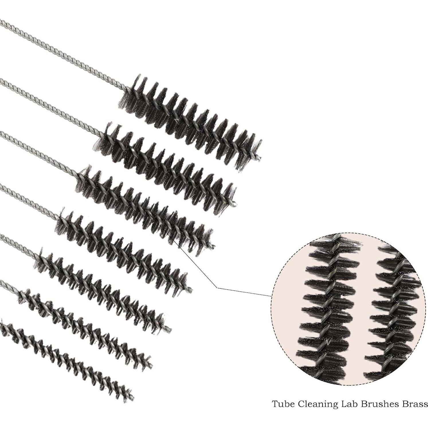 Juego de 4 Cepillos de Limpieza de Alambre Inoxidable 20.32 cm