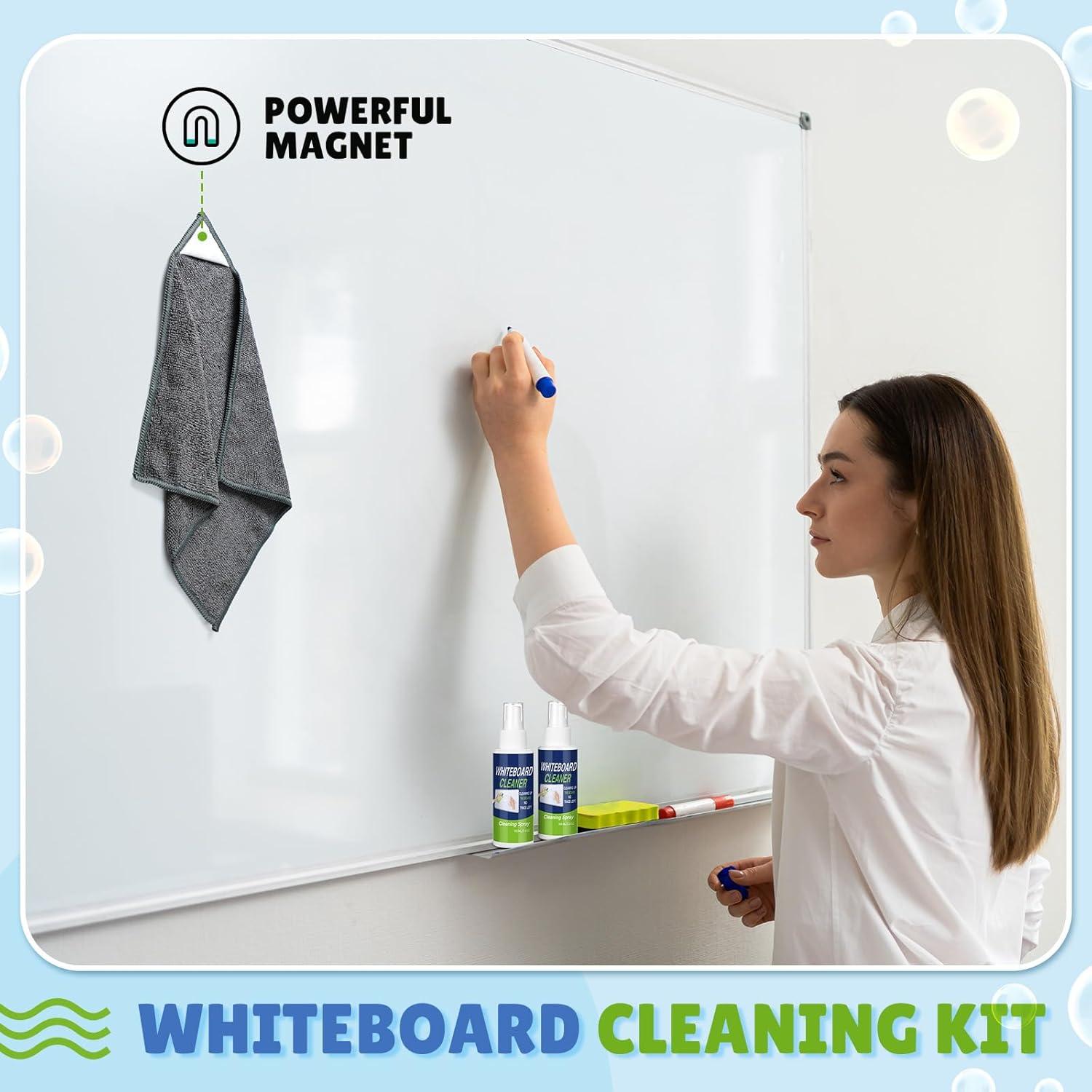 Limpiador de Pizarra Blanca Fuyoooo 100 ml x 12 Pcs con Paño