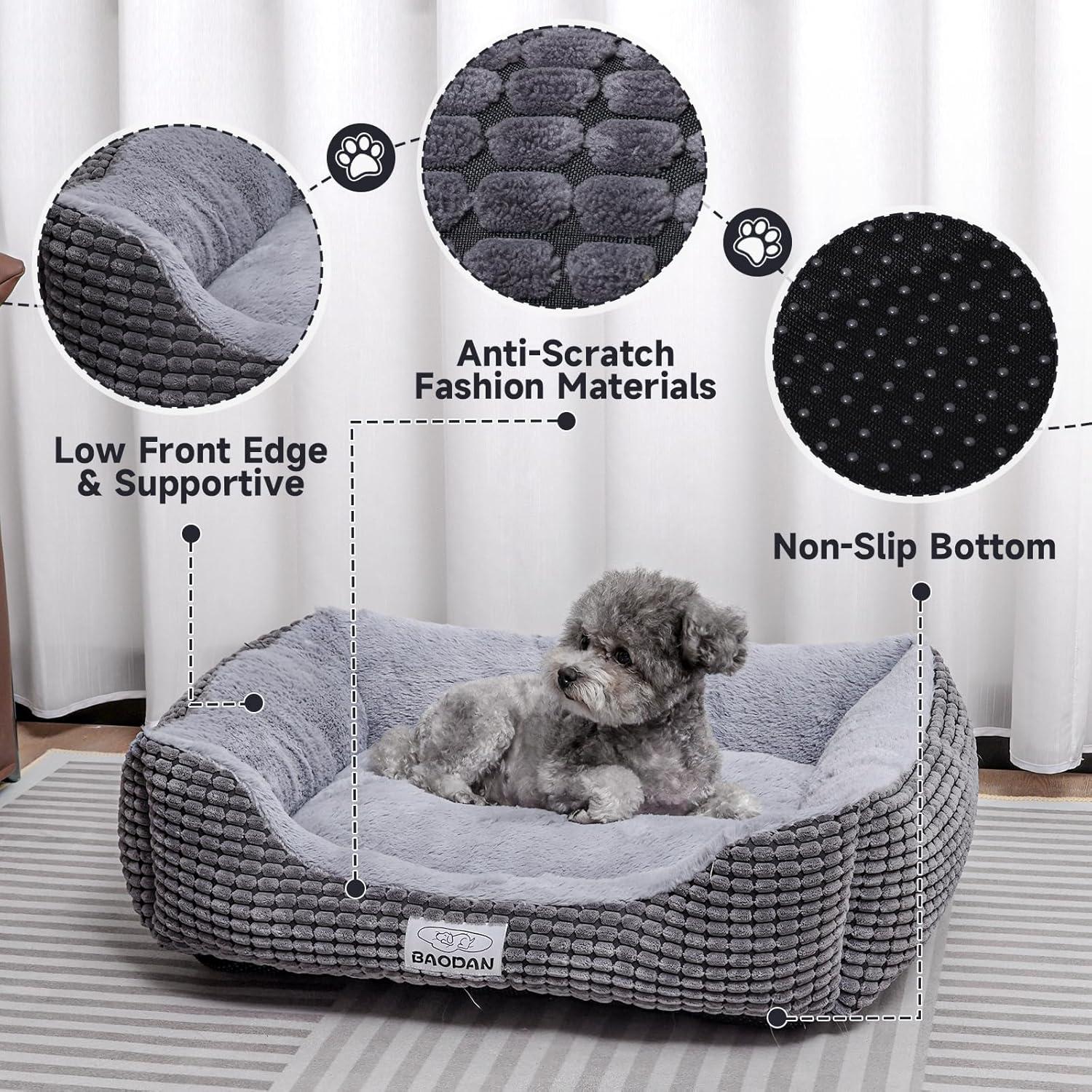 Cama Pequeña para Perros y Gatos Baodan - Suave y Antideslizante