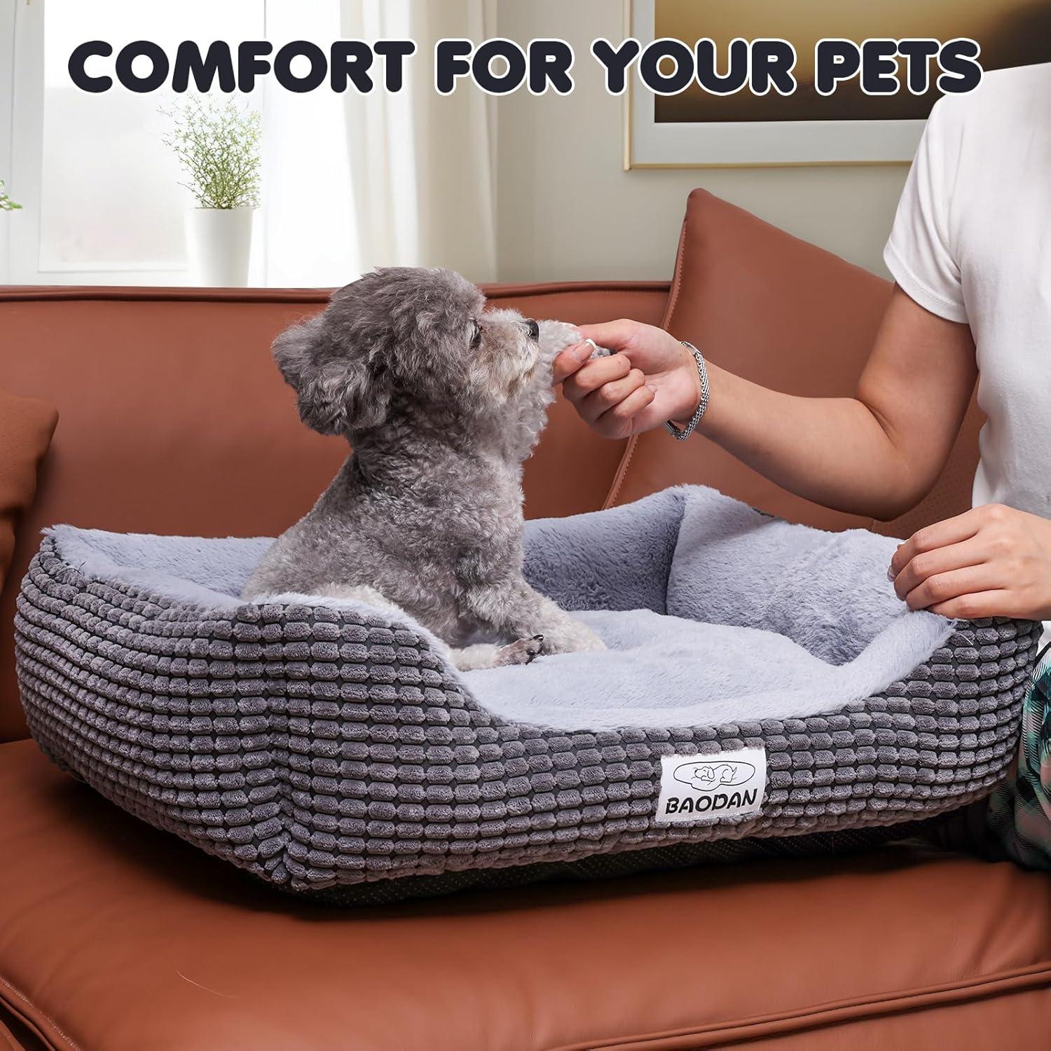 Cama Pequeña para Perros y Gatos Baodan - Suave y Antideslizante