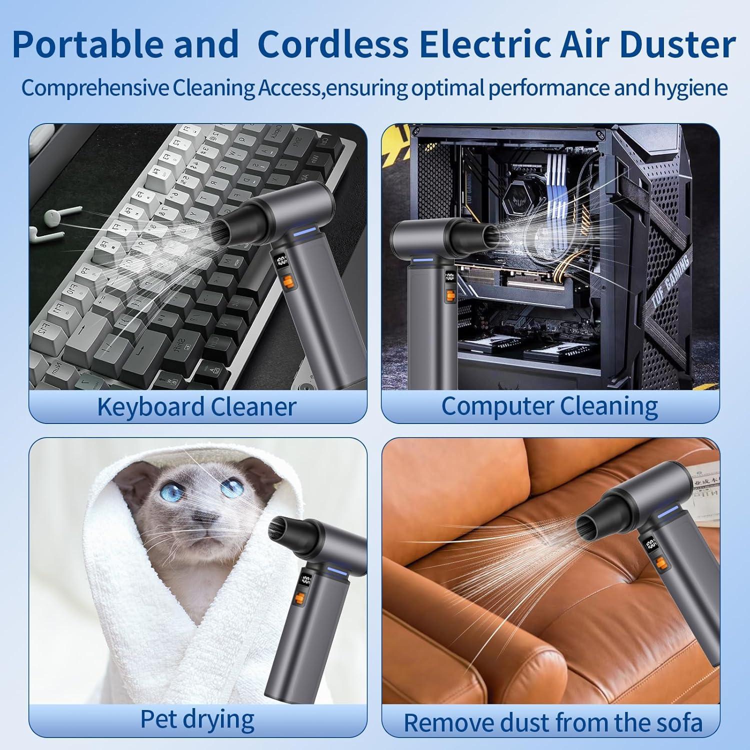 Soplador de Aire Comprimido WINGDA F1V Recargable 4 en 1