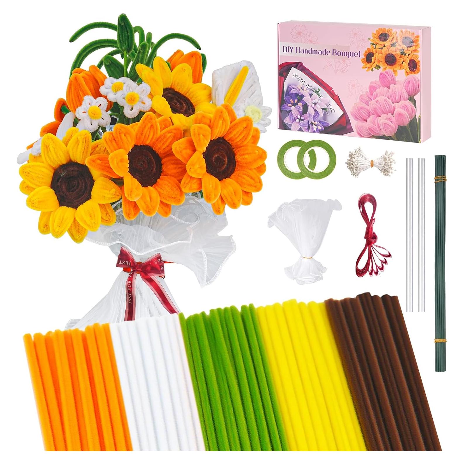 Kit de Manualidades para Hacer Flores SZXYMUQI - 500 Piezas