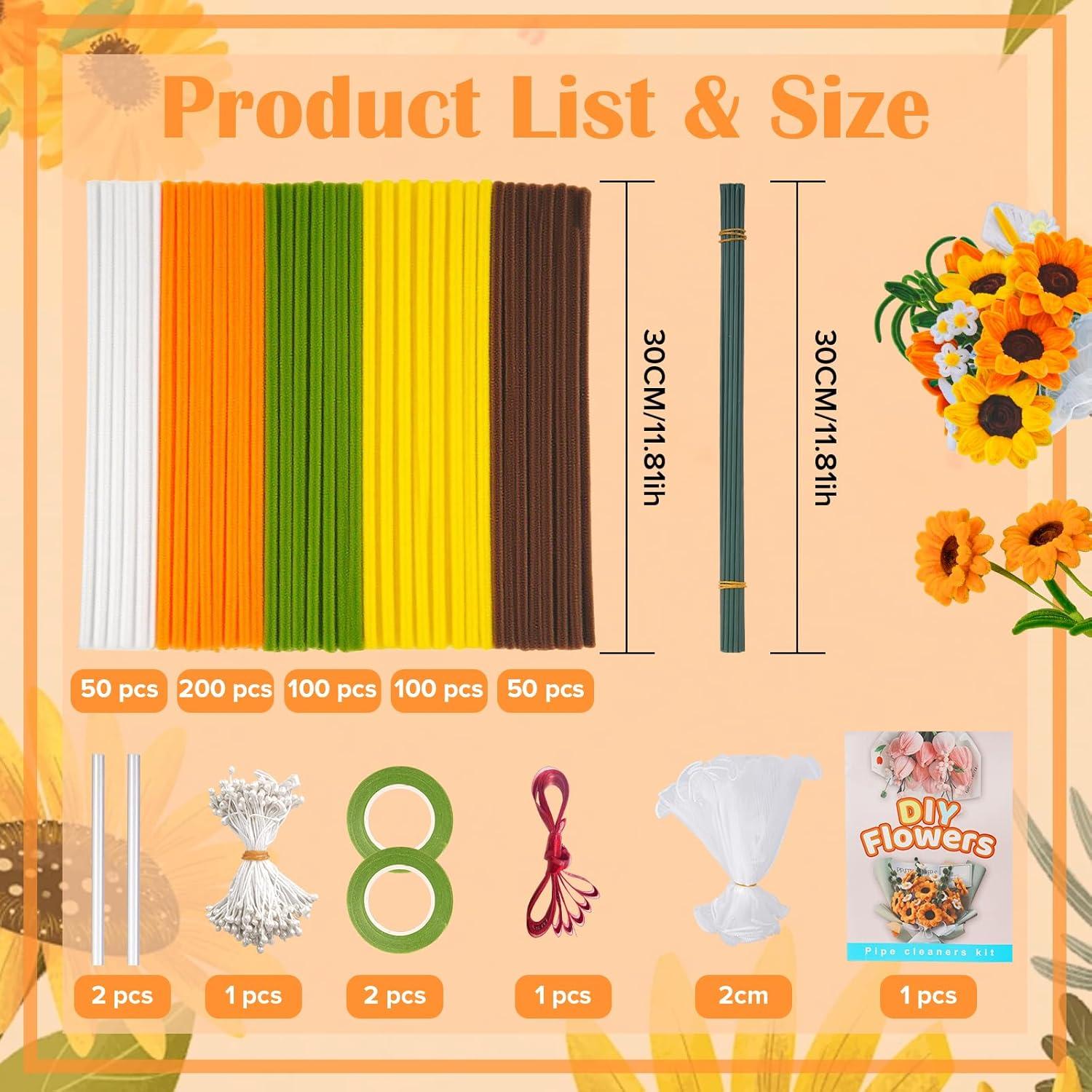 Kit de Manualidades para Hacer Flores SZXYMUQI - 500 Piezas