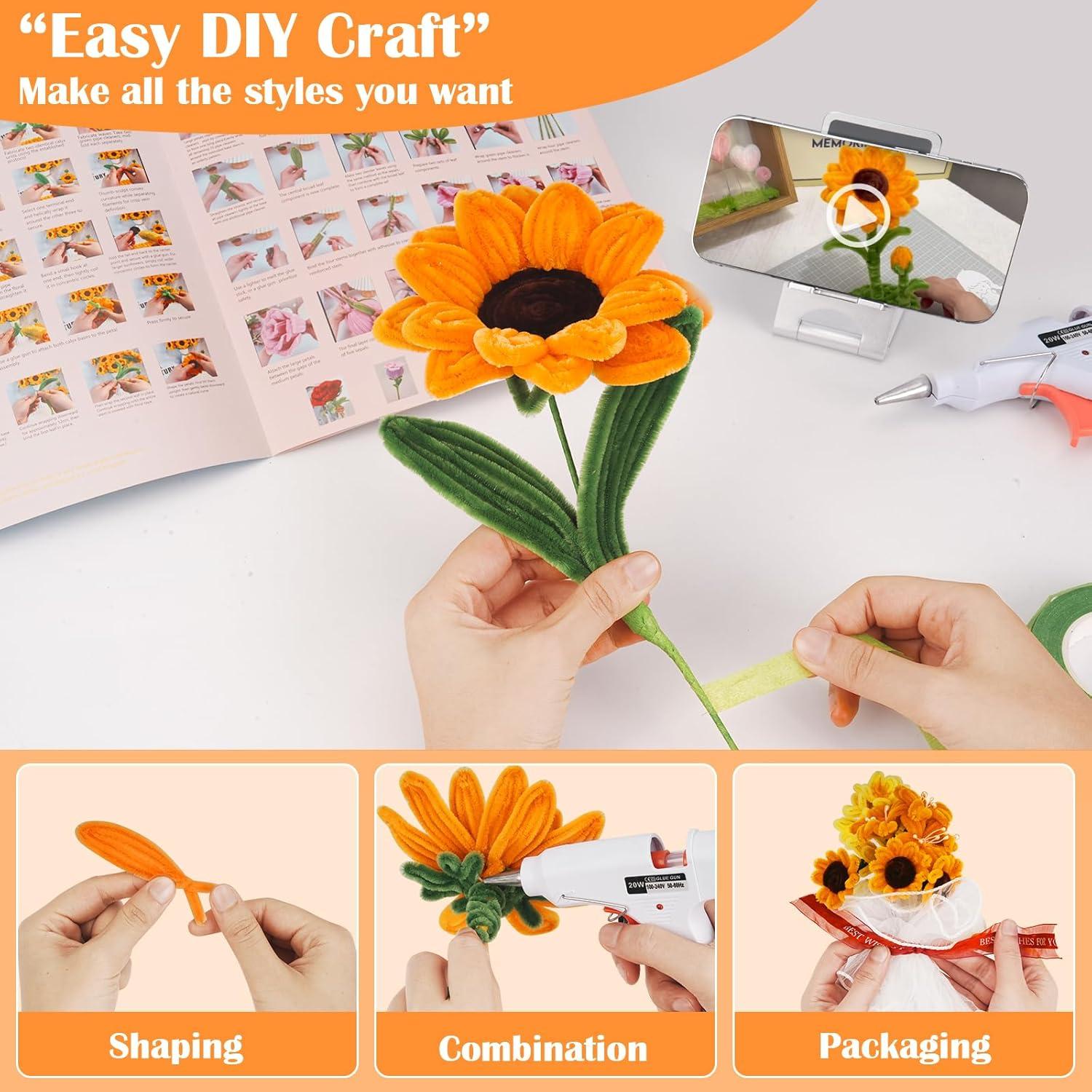 Kit de Manualidades para Hacer Flores SZXYMUQI - 500 Piezas