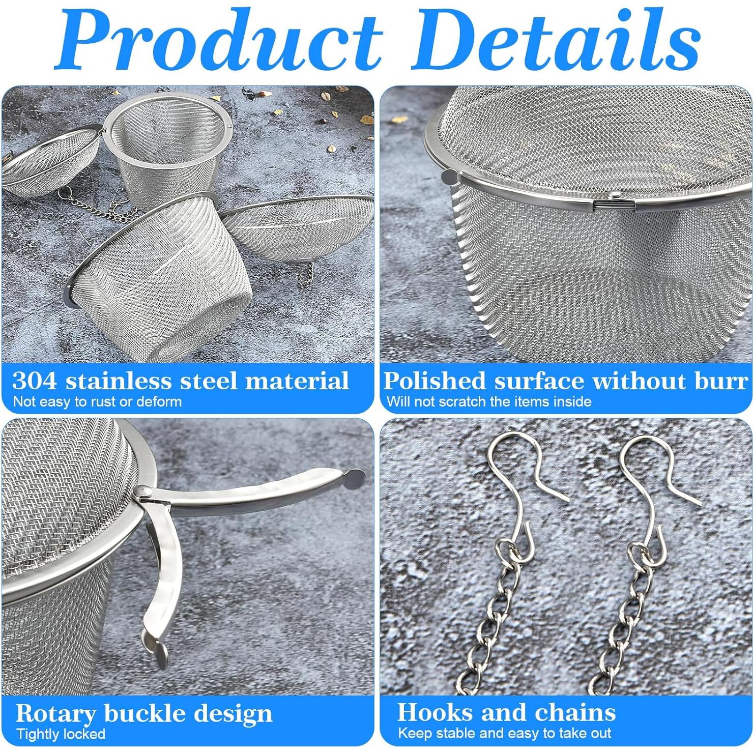 Cestas de Limpieza Ultrasónica Akamino - 6 Piezas Acero Inoxidable