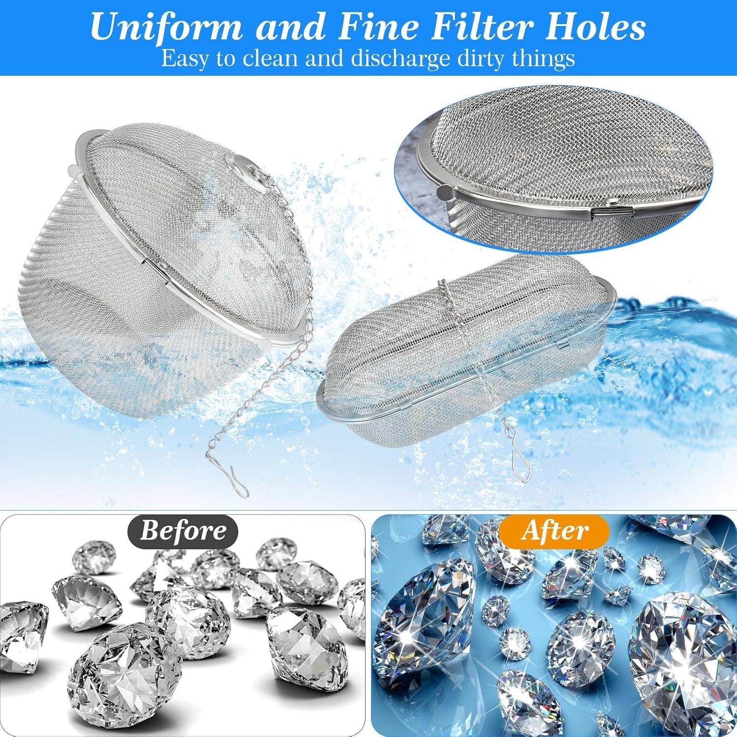 Cestas de Limpieza Ultrasónica Akamino - 6 Piezas Acero Inoxidable