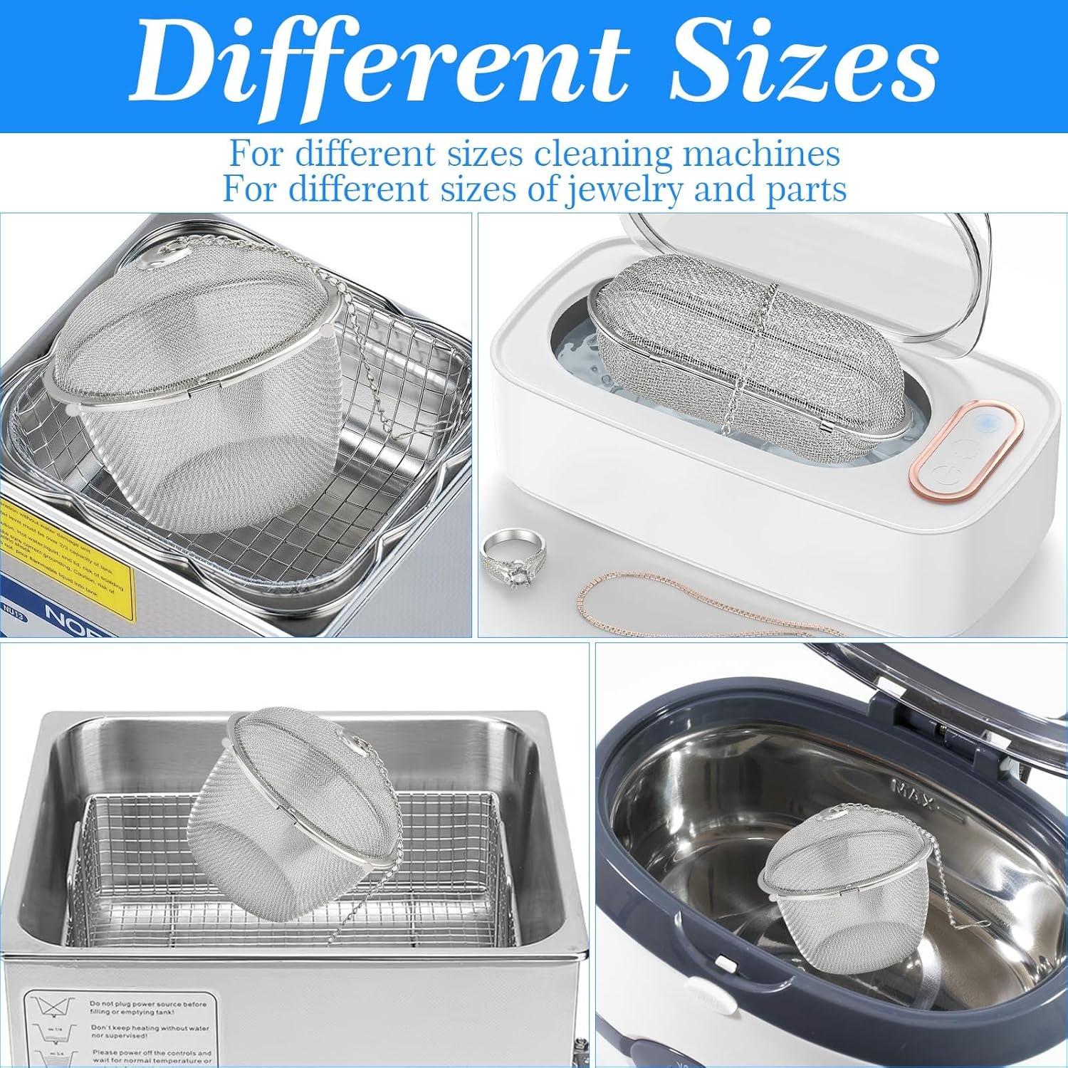 Cestas de Limpieza Ultrasónica Akamino - 6 Piezas Acero Inoxidable