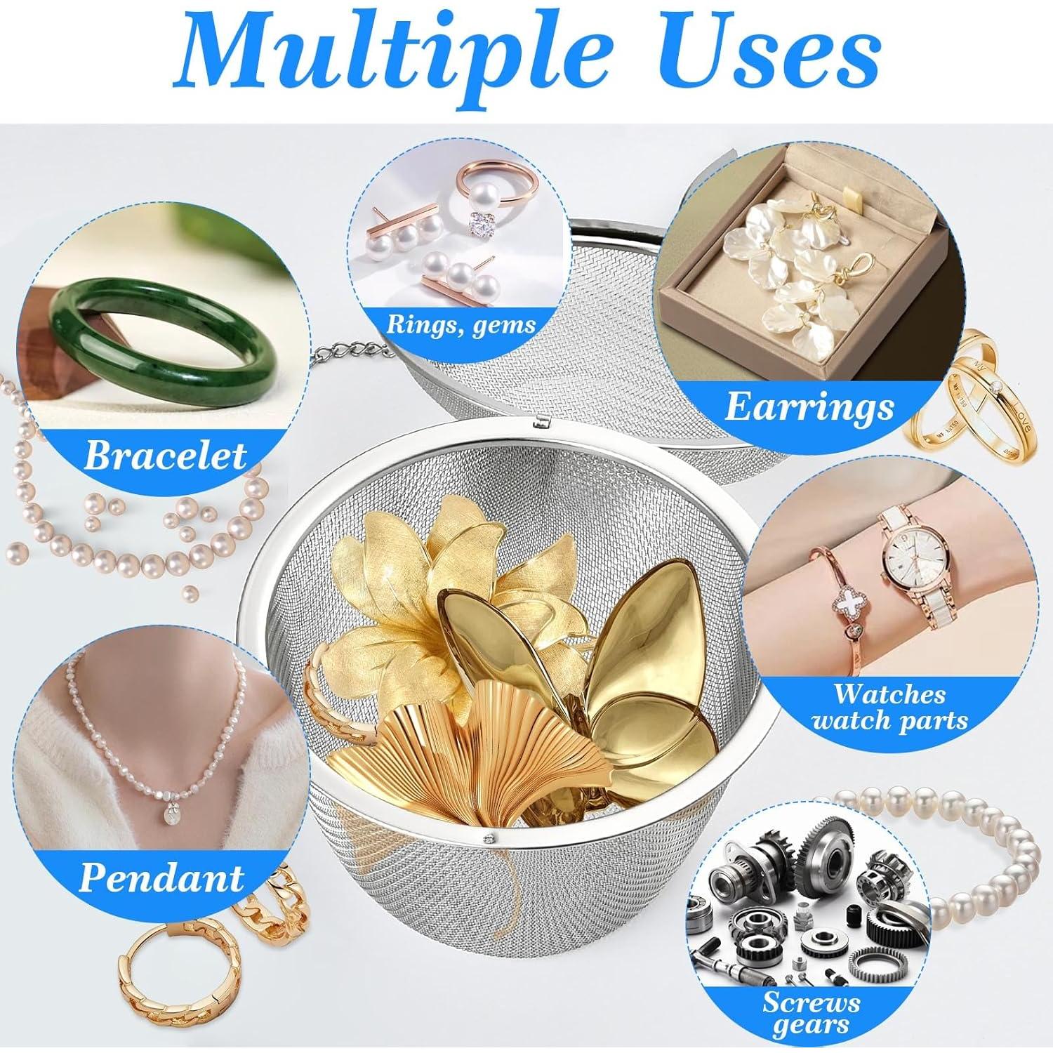 Cestas de Limpieza Ultrasónica Akamino - 6 Piezas Acero Inoxidable