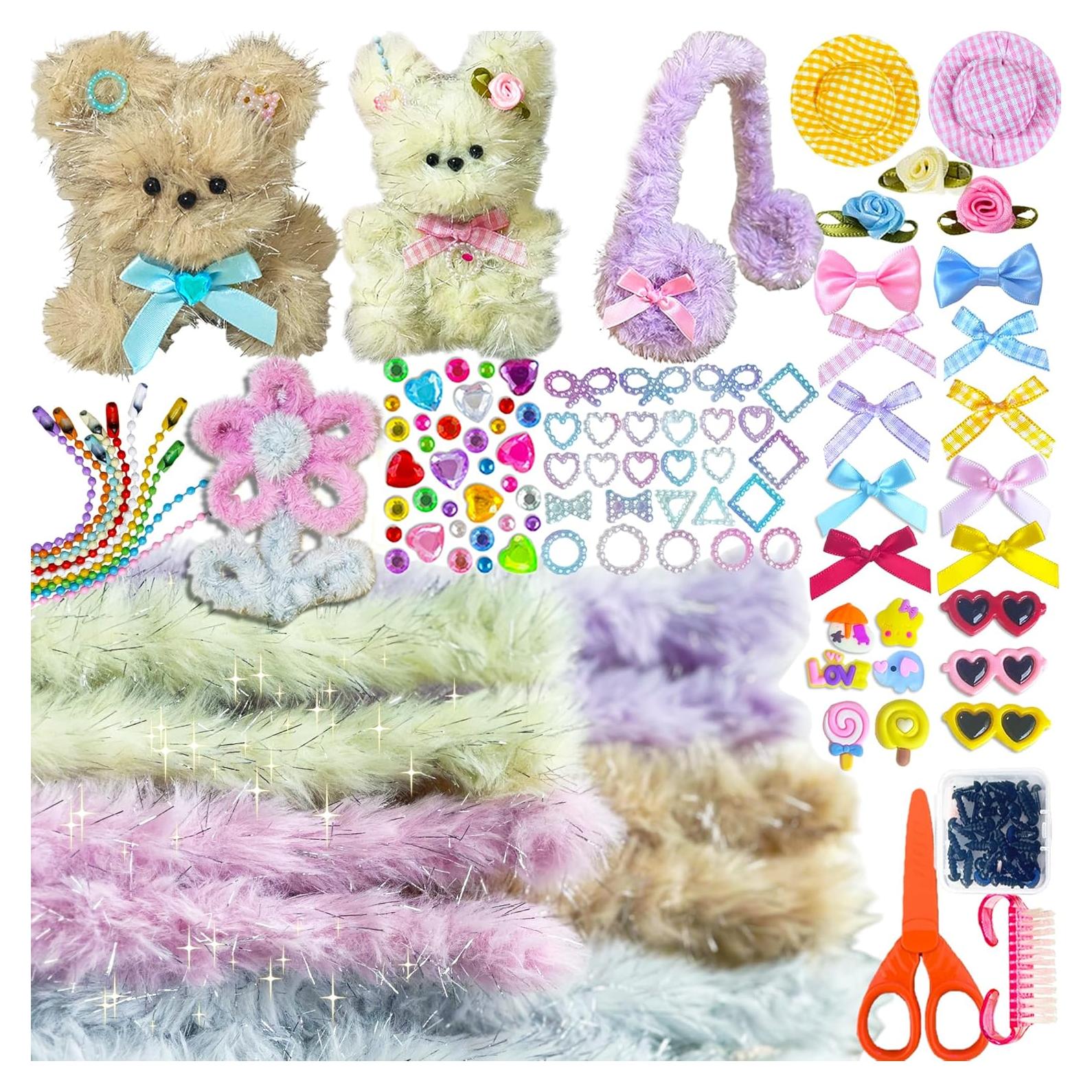 Kit de Manualidades HitsX 175 Piezas con Limpiapipas Brillantes
