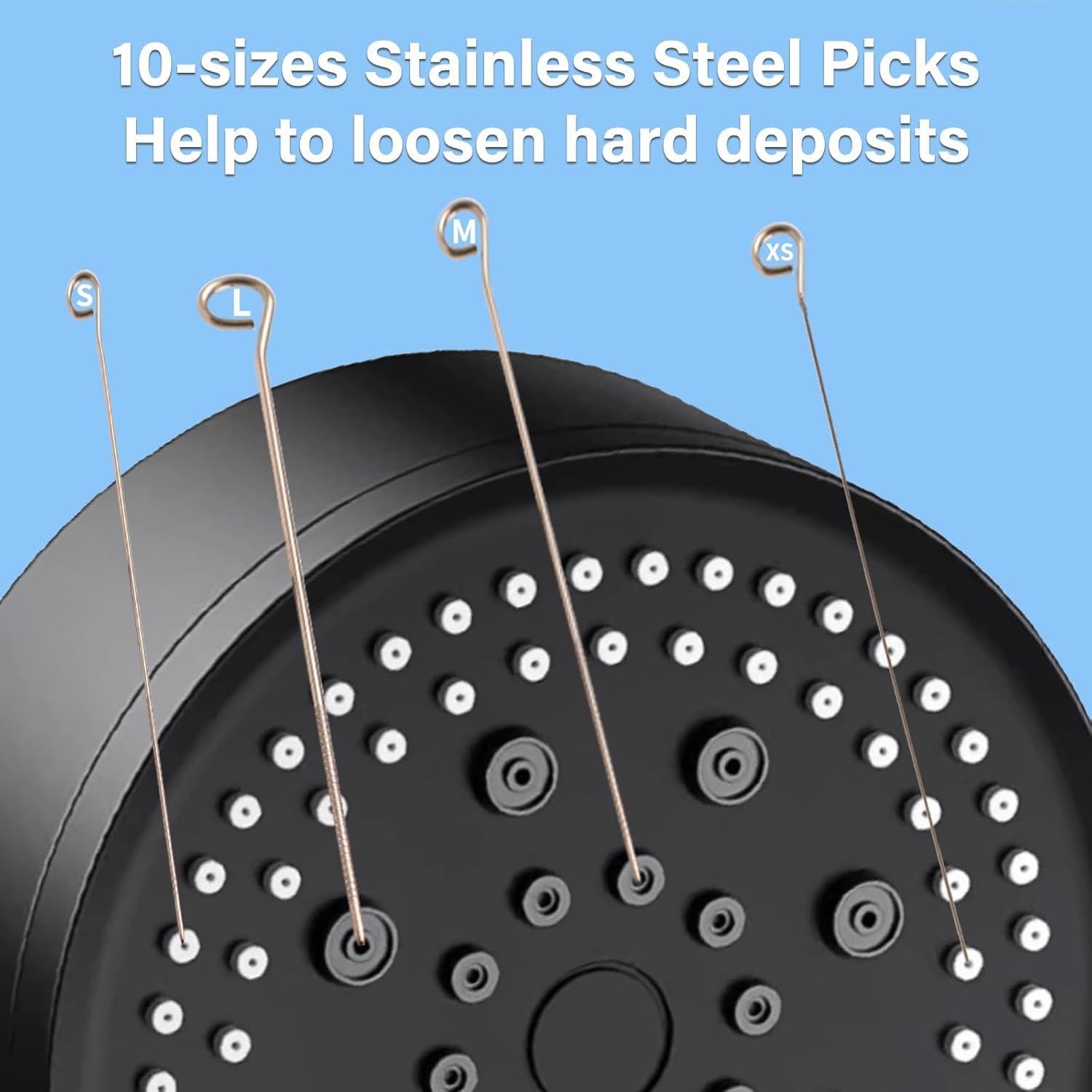 Kit de Limpieza de Cabezal de Ducha RWNXKARN 30 Piezas