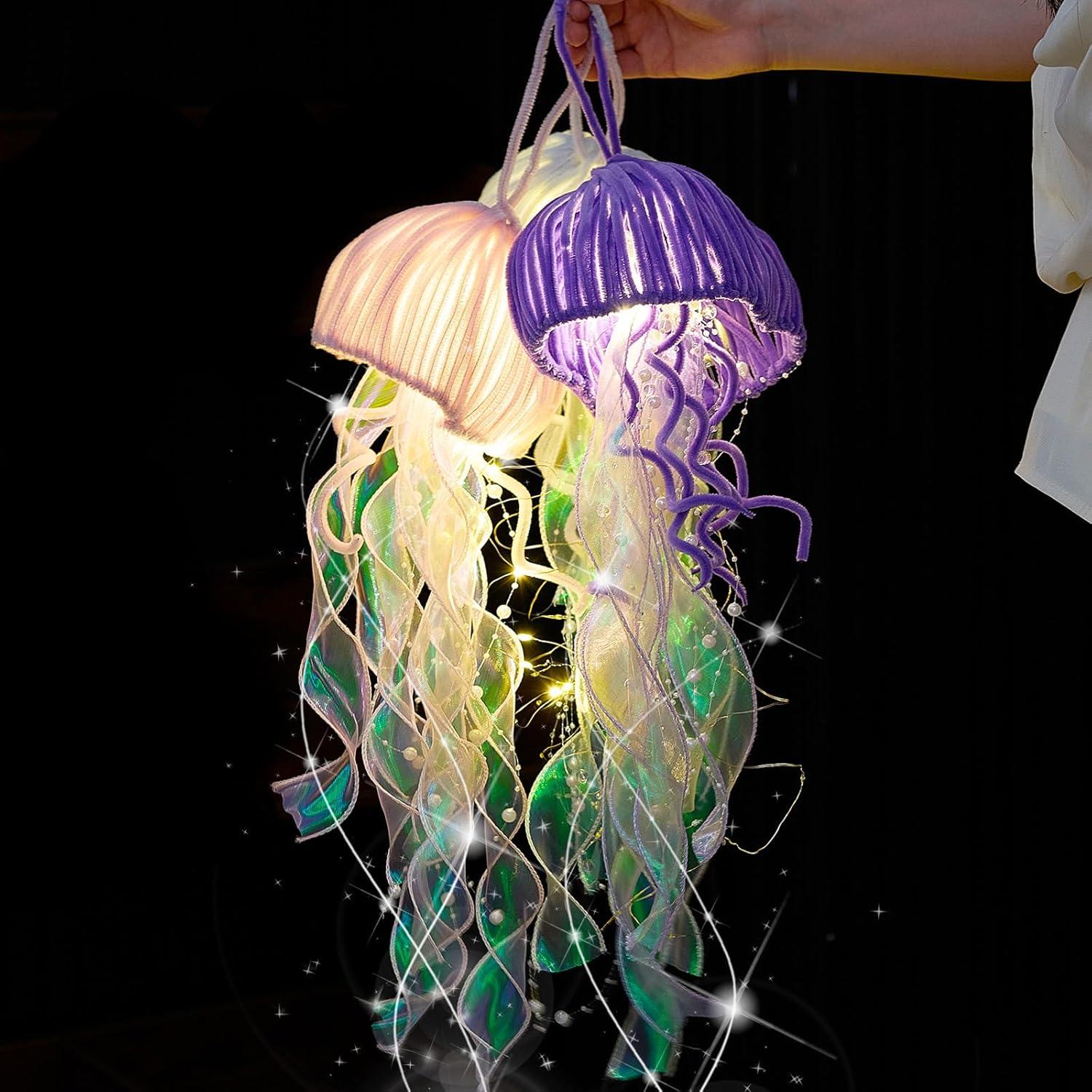 Kit de Manualidades de Medusas DIY Beeveer 312 Piezas con LED